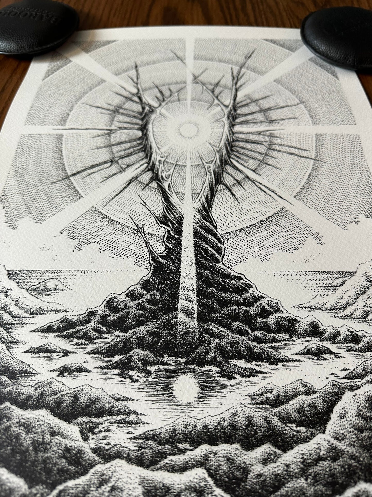 Giuseppe Balestra - Lord of the Rings Eye of Sauron 11.6x16.5 art print - detail image 4