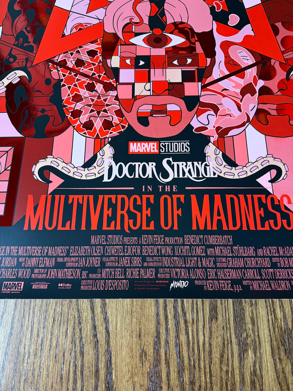 Murugiah - Doctor Strange Multiverse of Madness Red Foil Variant - 24x36 - Limited Edition Poster