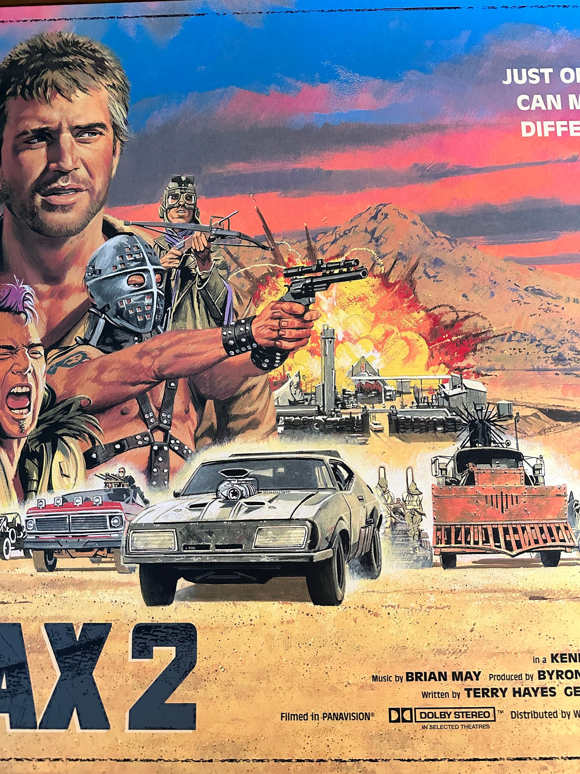 Paul Mann - Mad Max 2 Variant 36x24 movie poster - detail image 3