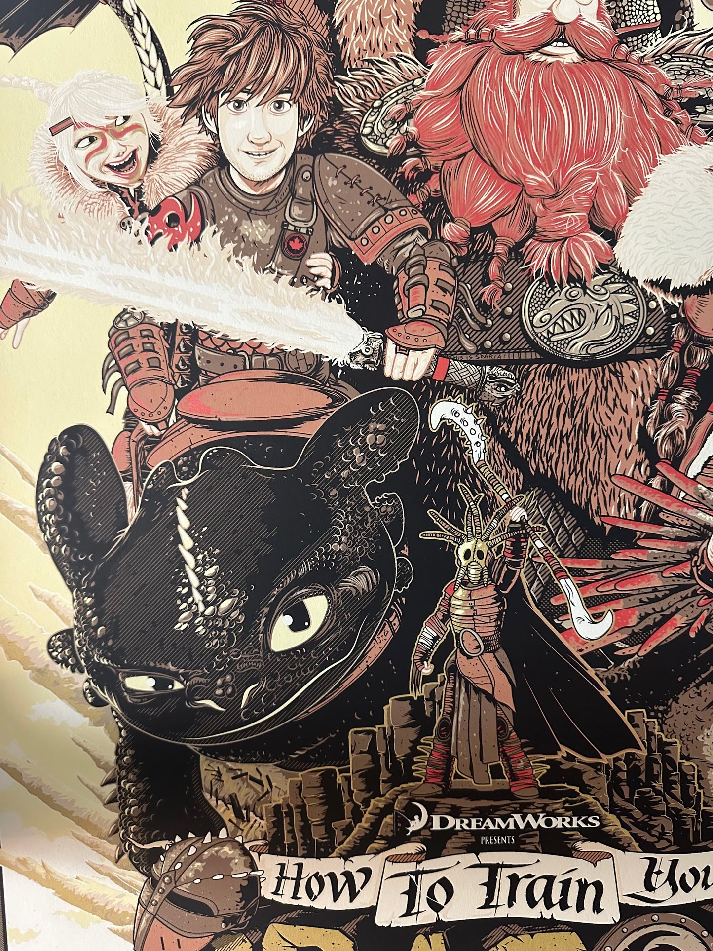 Patrick Connan - How to Train Your Dragon 24x36 movie poster - detail image 3