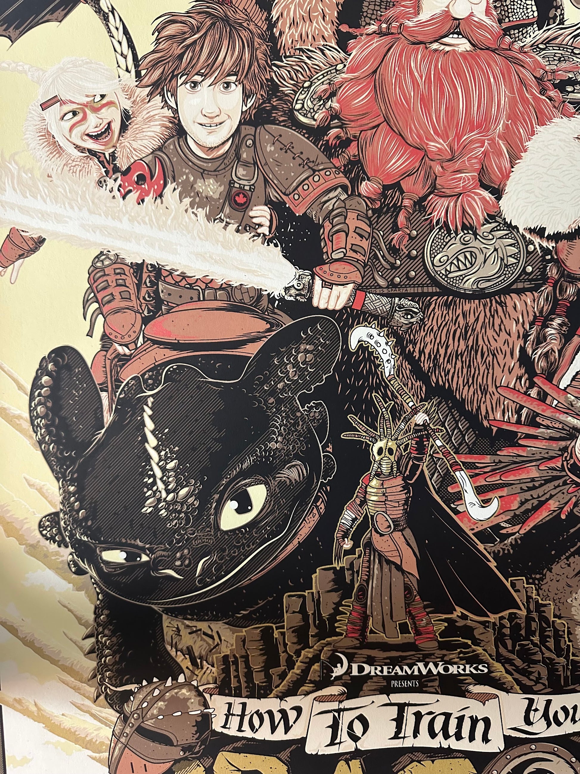 Patrick Connan - How to Train Your Dragon 24x36 movie poster - detail image 3