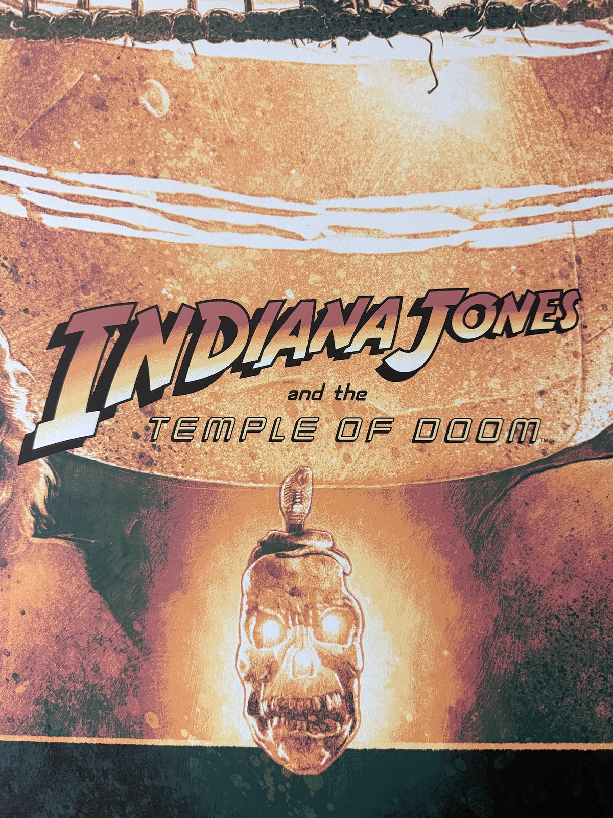 Kevin Wilson - Indiana Jones Temple of Doom Variant - 24x36 - Limited Edition Poster