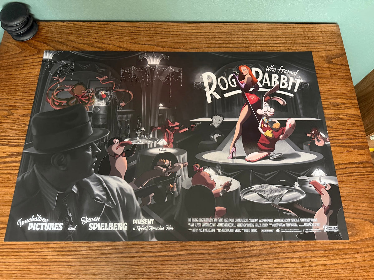Ann Bembi - Who Framed Roger Rabbit Variant - 36x24 - Limited Edition Poster