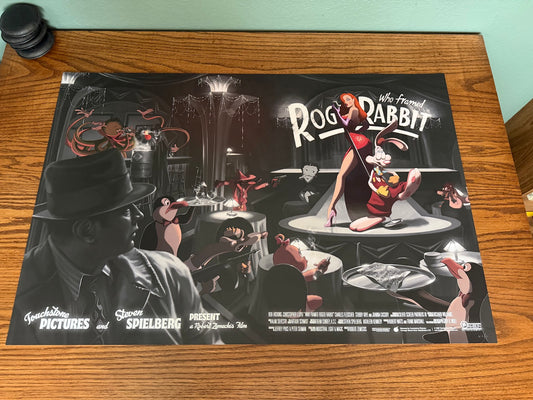 Ann Bembi - Who Framed Roger Rabbit Variant - 36x24 - Limited Edition Poster