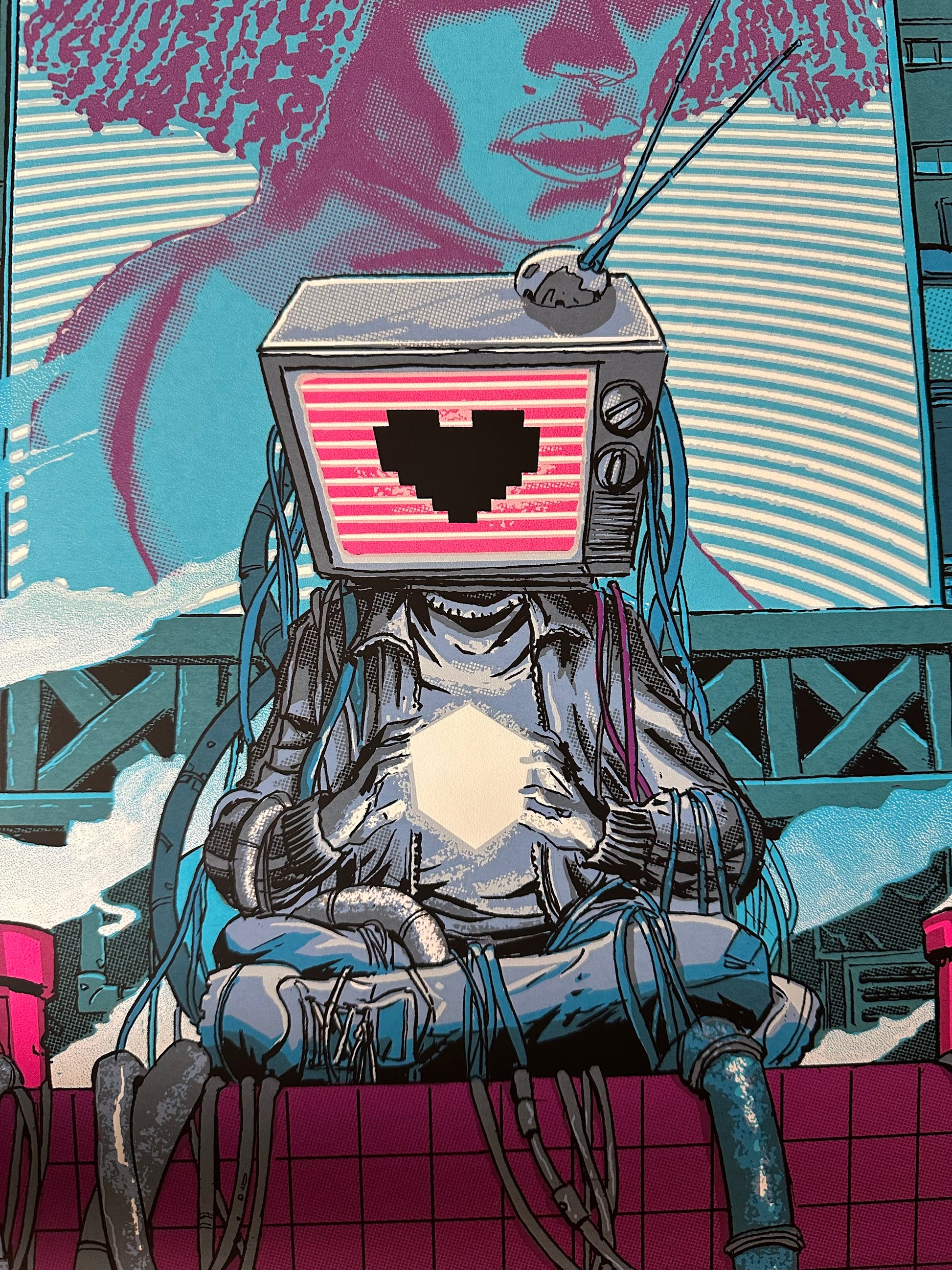 Tim Doyle - SXSW Austin Gaming Event Poster 18x24 art print - detail image 3