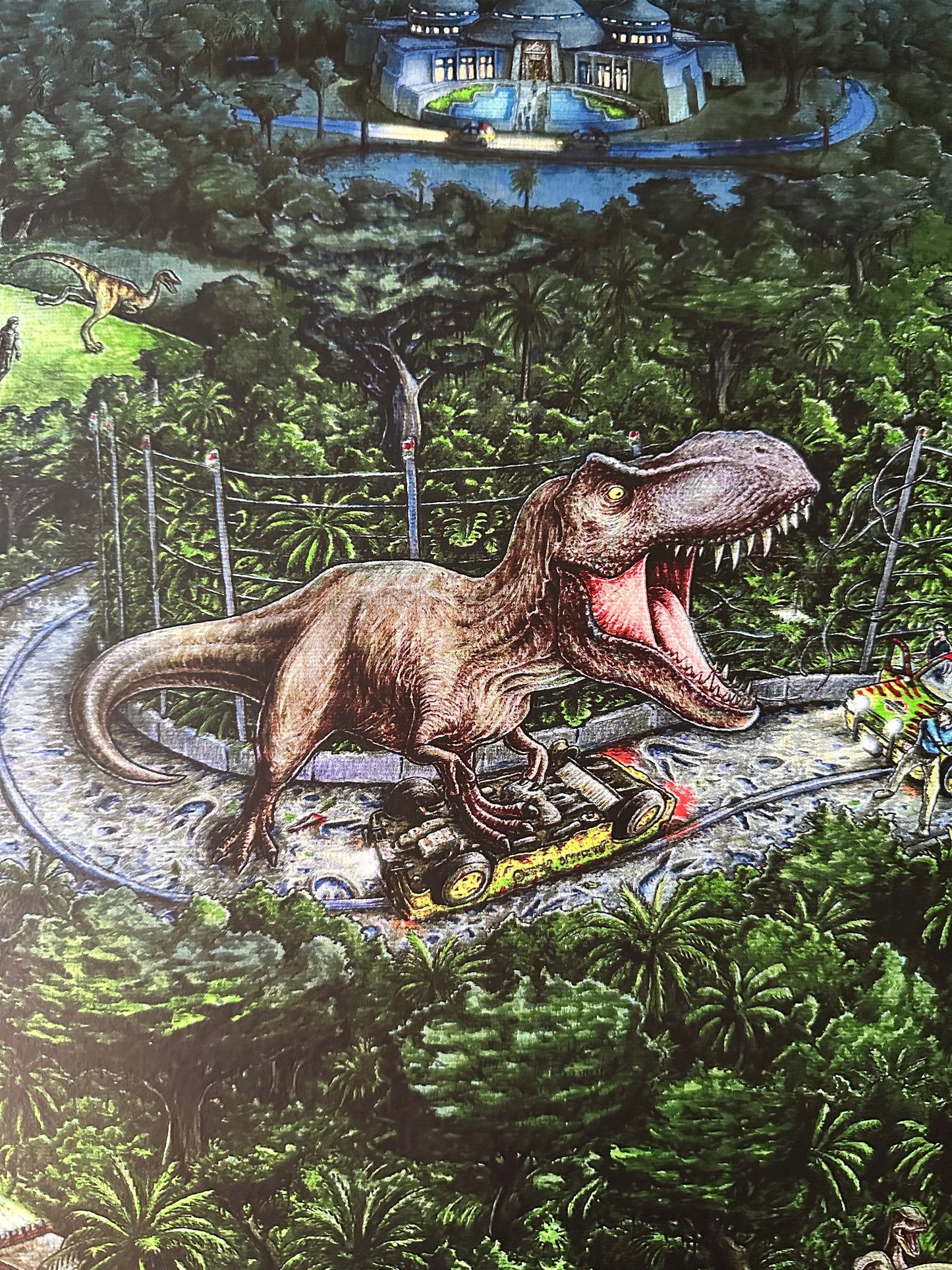 Jeff Murray - Jurassic Park Title Variant 24x36 movie poster - detail image 5