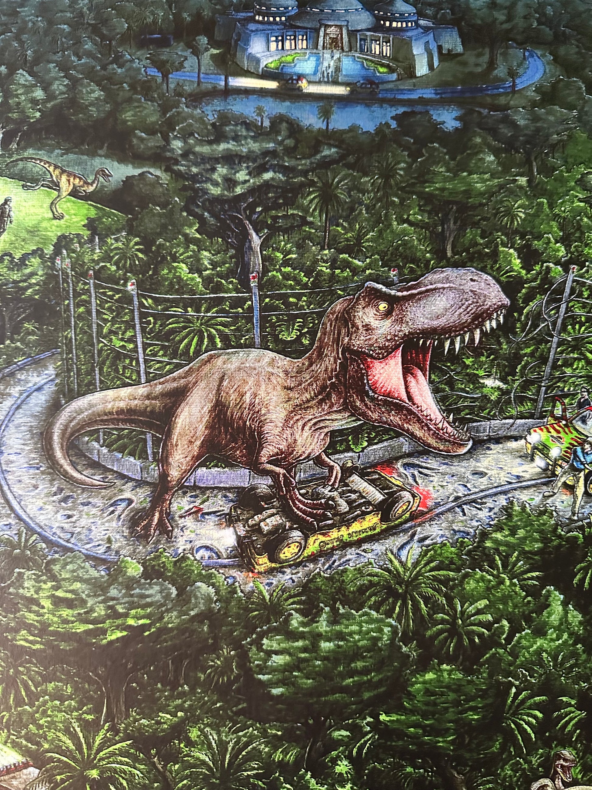 Jeff Murray - Jurassic Park Title Variant 24x36 movie poster - detail image 5
