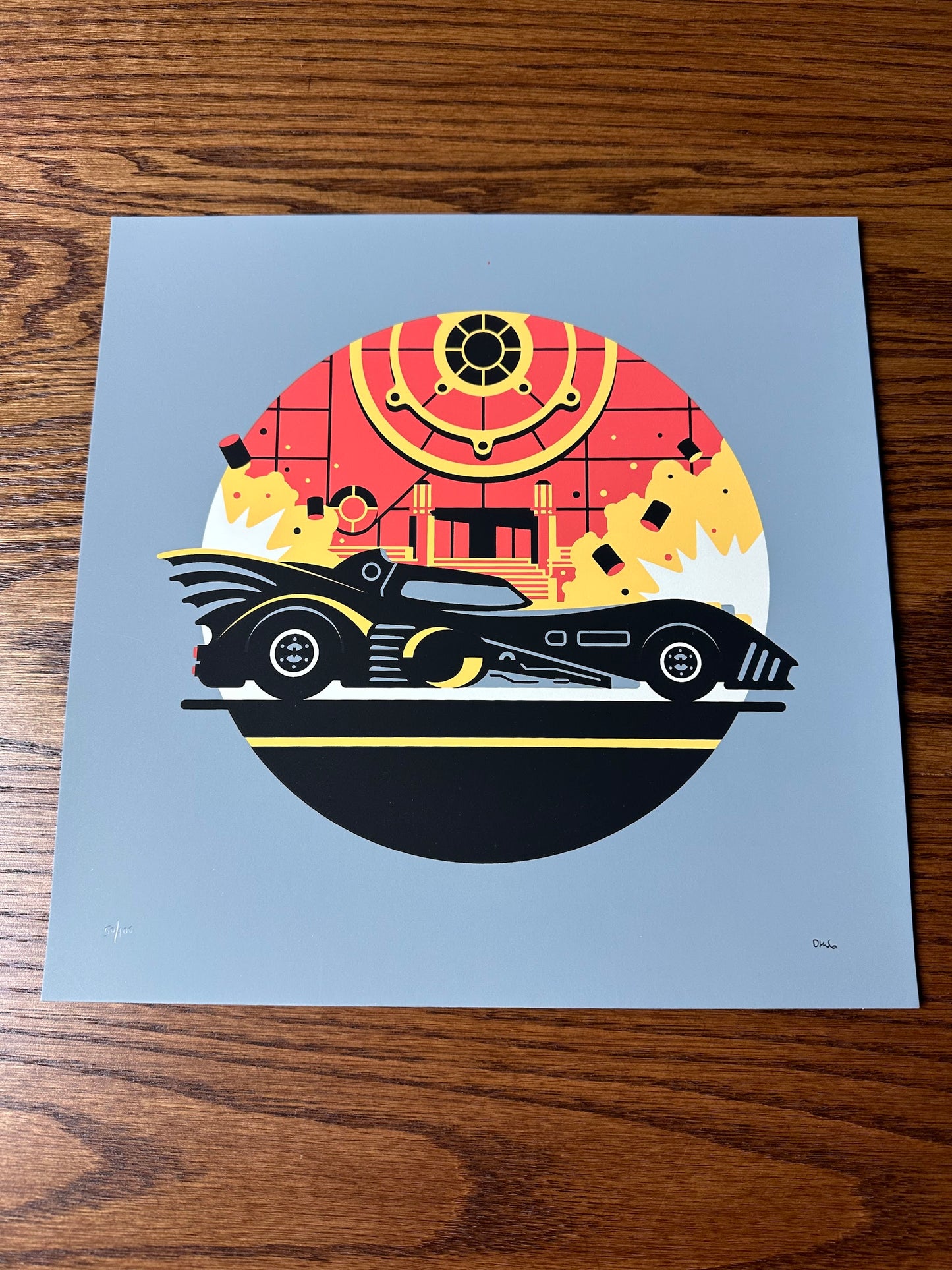 DKNG - Batmobile 12x12 art print