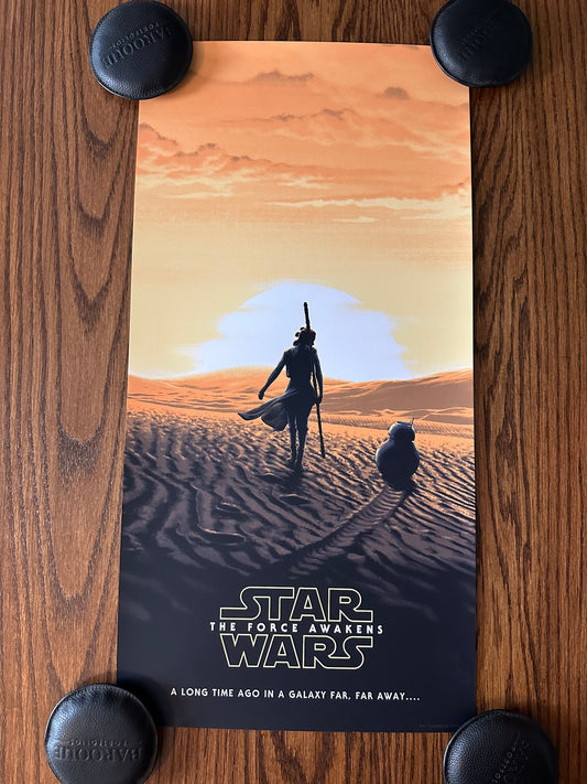 Florey - Star Wars The Force Awakens 12x24 movie poster