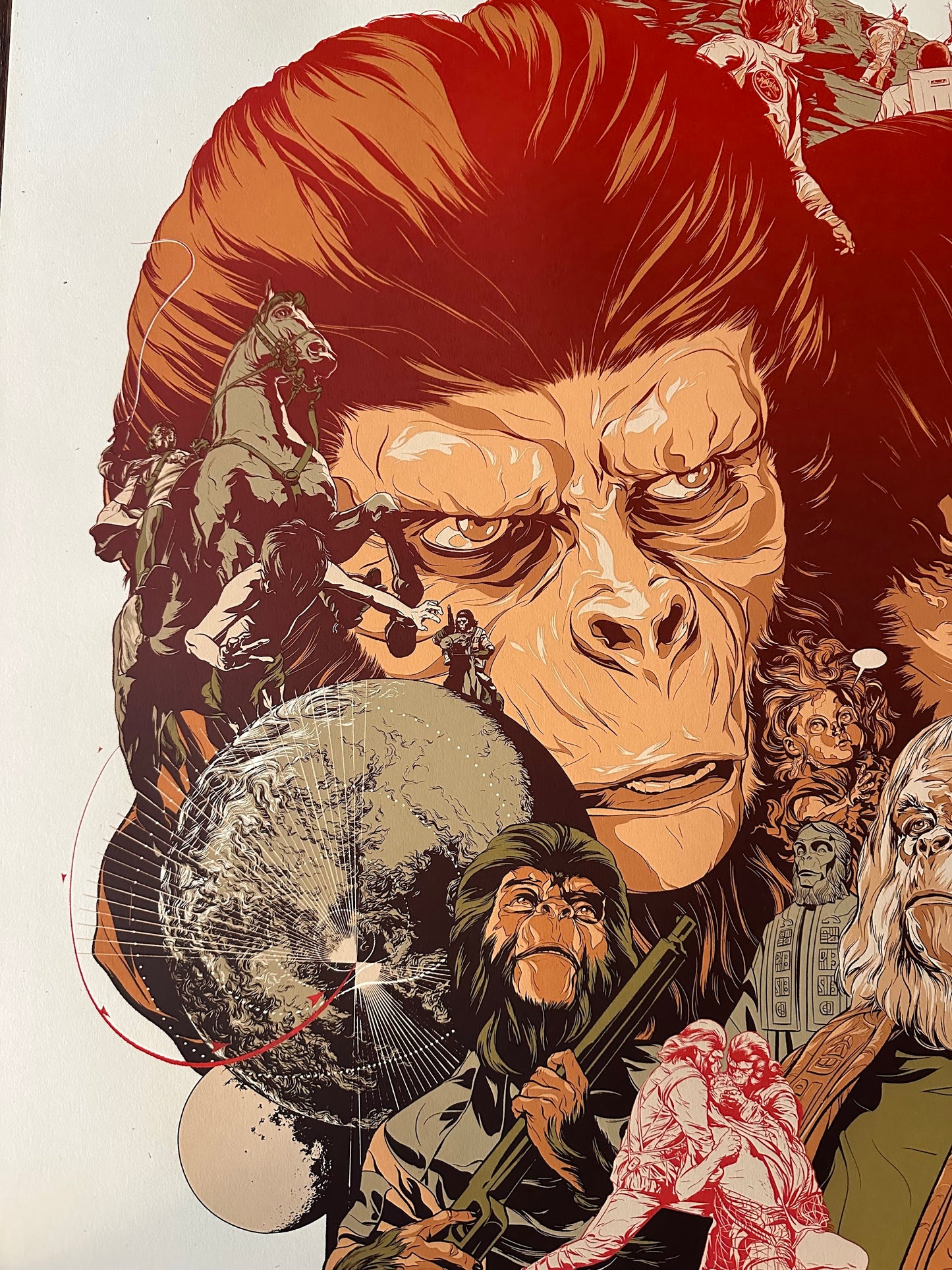 Martin Ansin - Planet of the Apes (Edge Wear Previously Framed) 24x36 movie poster - detail image 3