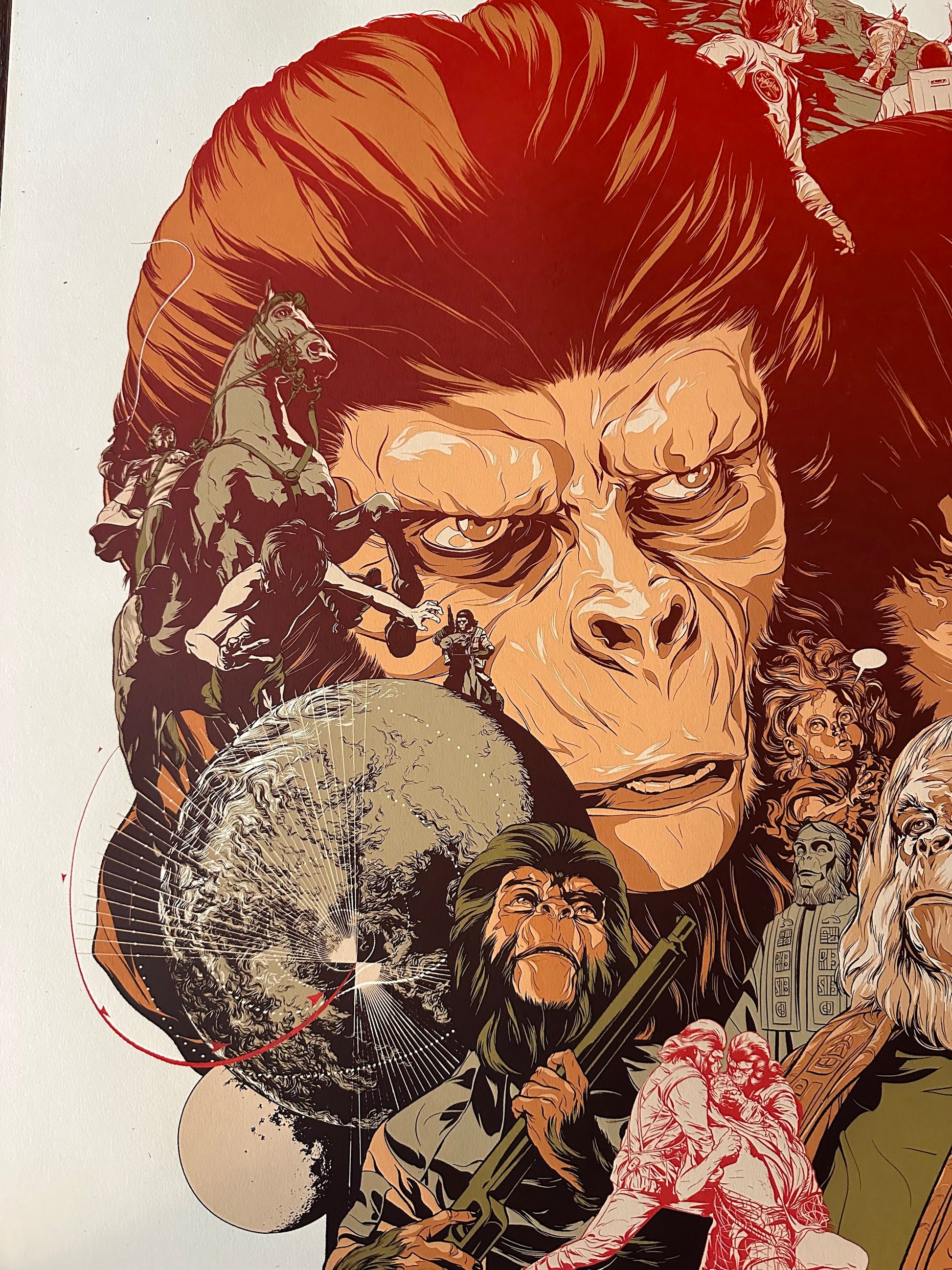 Martin Ansin - Planet of the Apes (Edge Wear Previously Framed) 24x36 movie poster - detail image 3