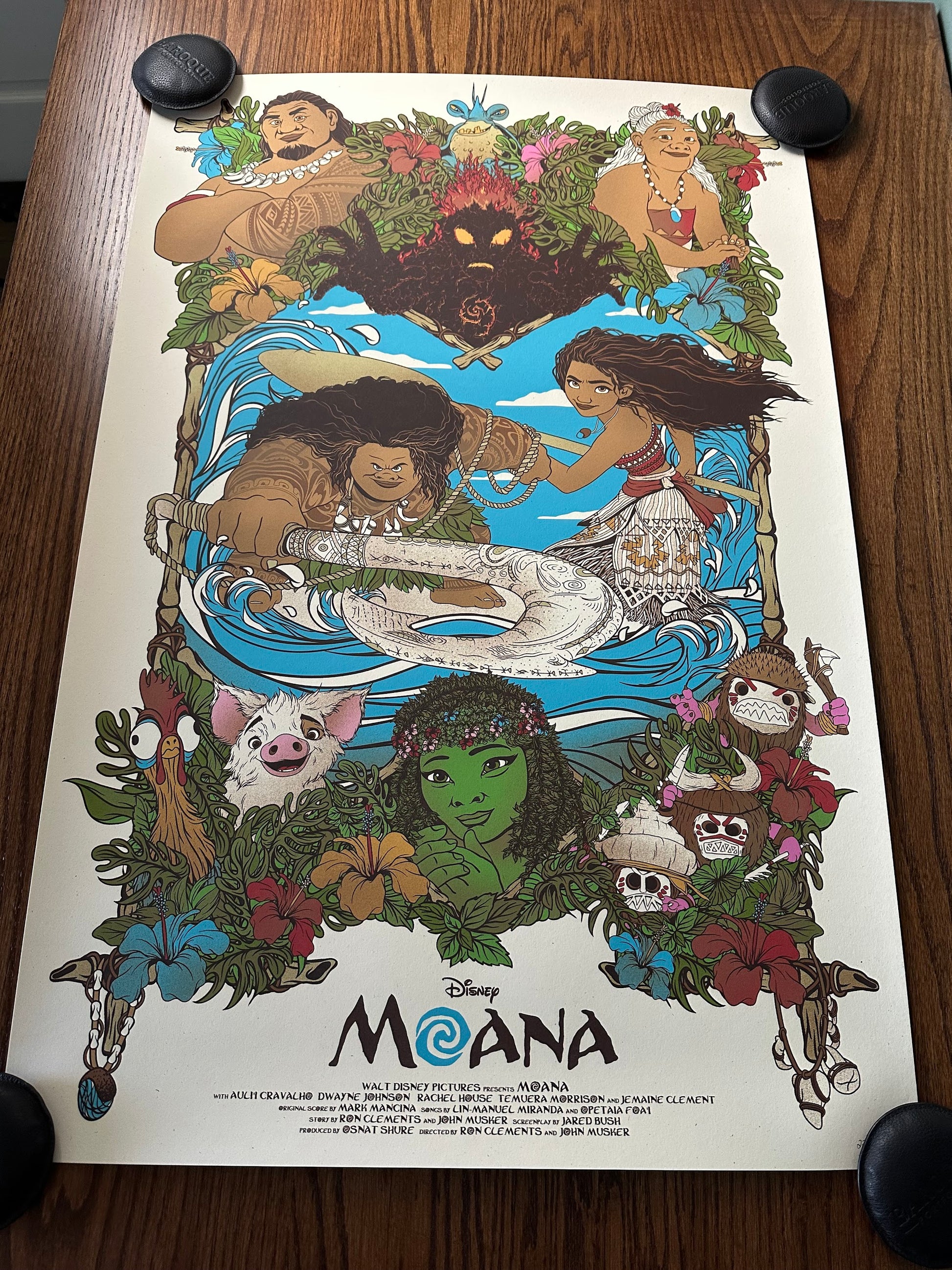 Mainger - Disney's Moana 24x36 movie poster
