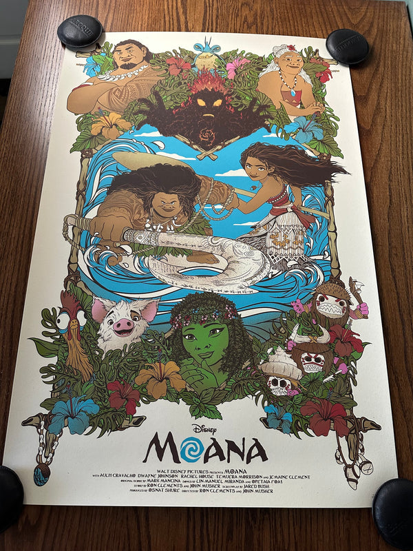 Mainger - Disney's Moana - 24x36 - Limited Edition Poster