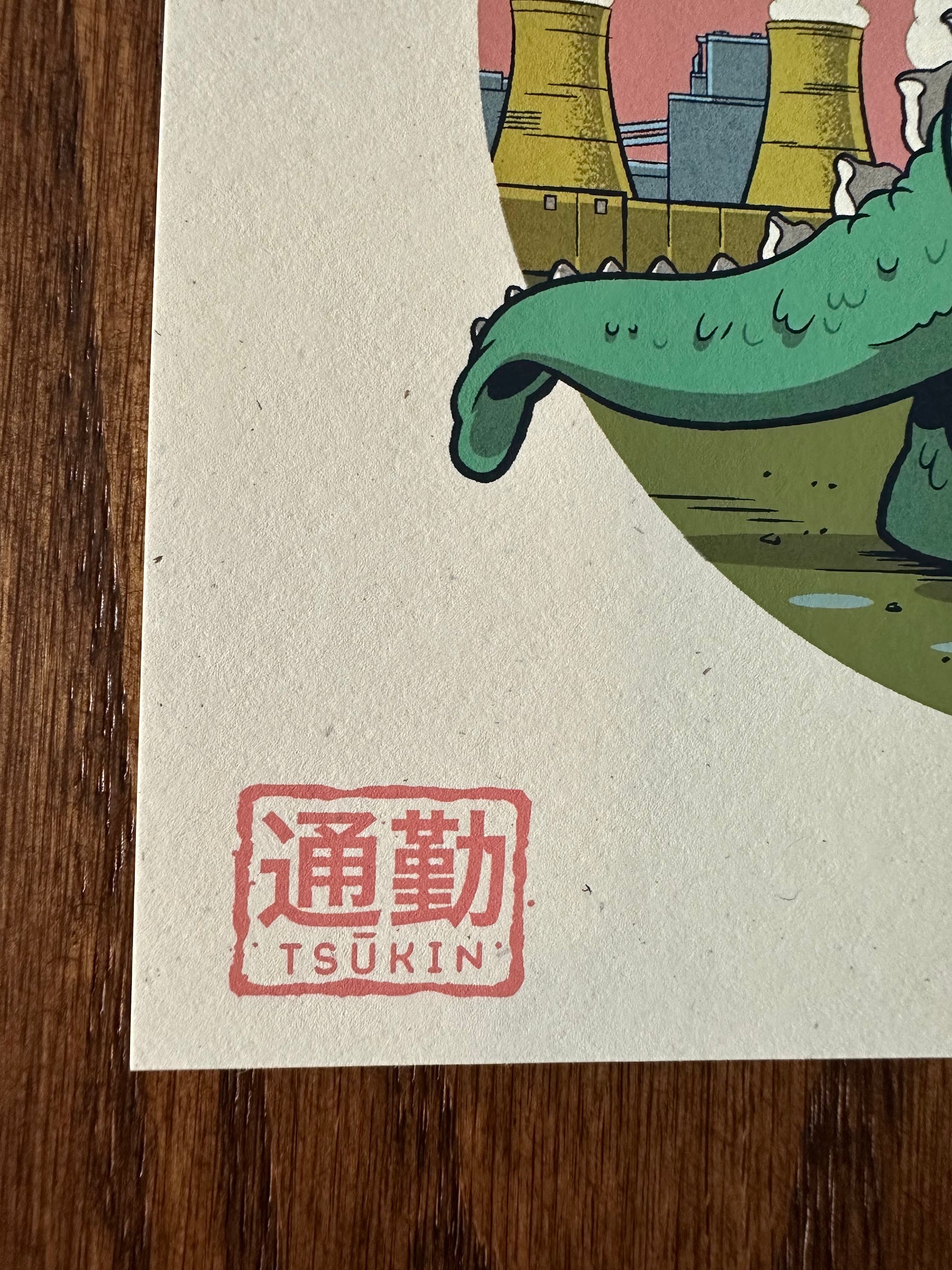 Anthony Petrie - Strange Beast Tsukin 7x7 art print - detail image 3