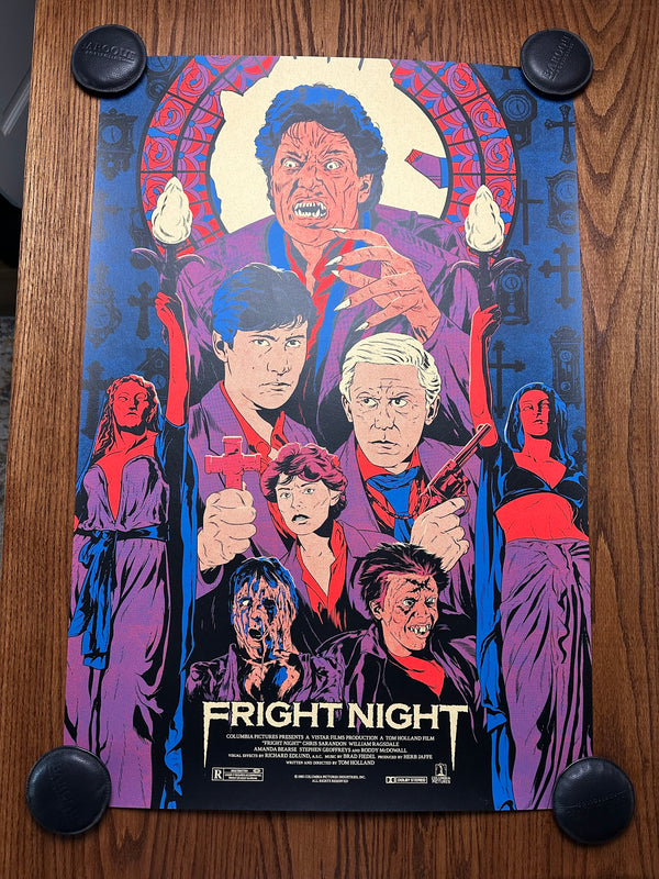 Johnny Dombrowski - Fright Night - 24x36 - Limited Edition Poster