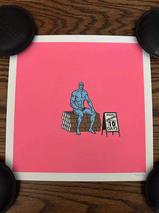 Raid71 - Dr. Manhattan 10x10 art print