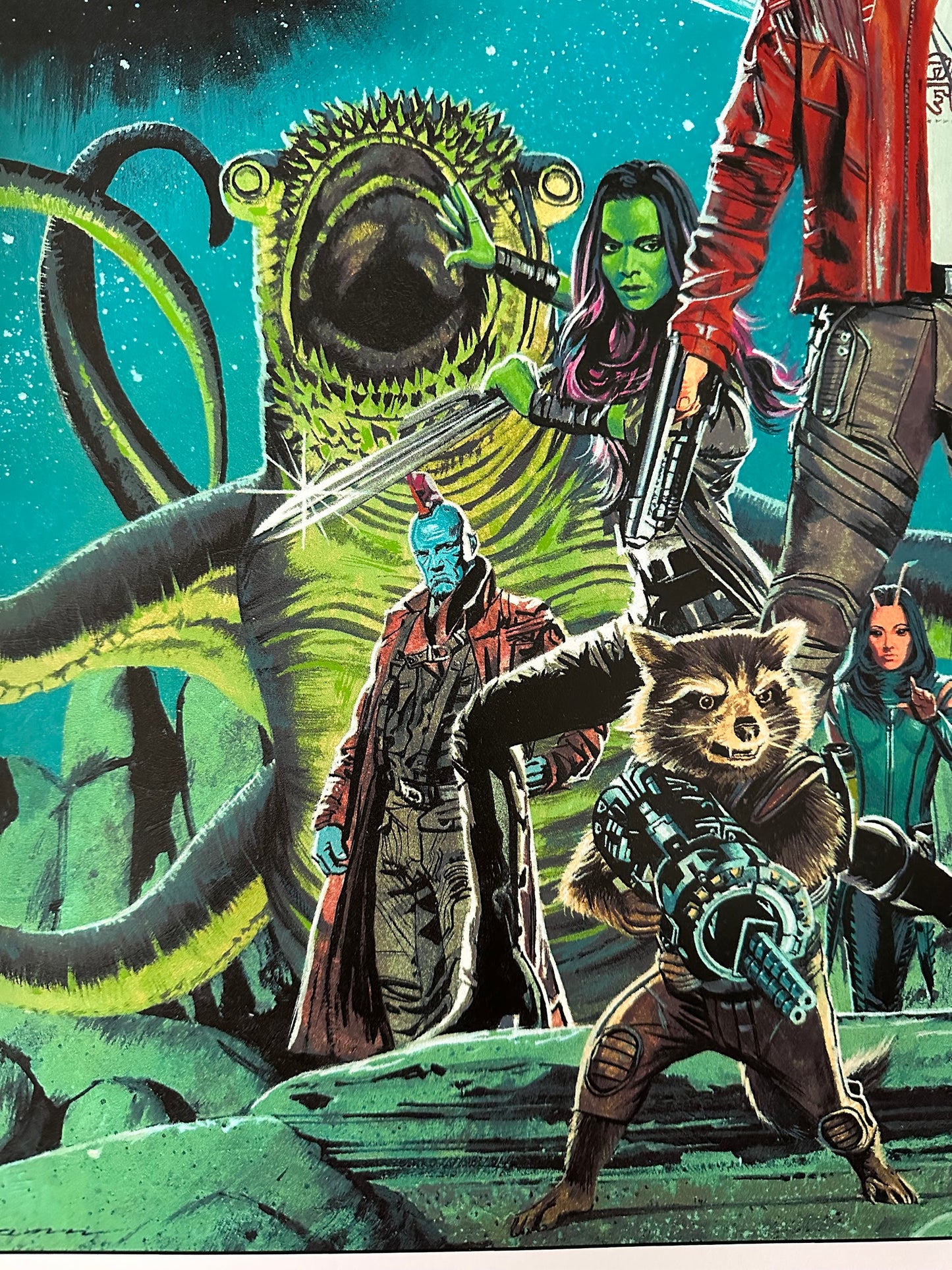 Paul Mann - Guardians of the Galaxy 2 White Variant 24x36 movie poster - detail image 4