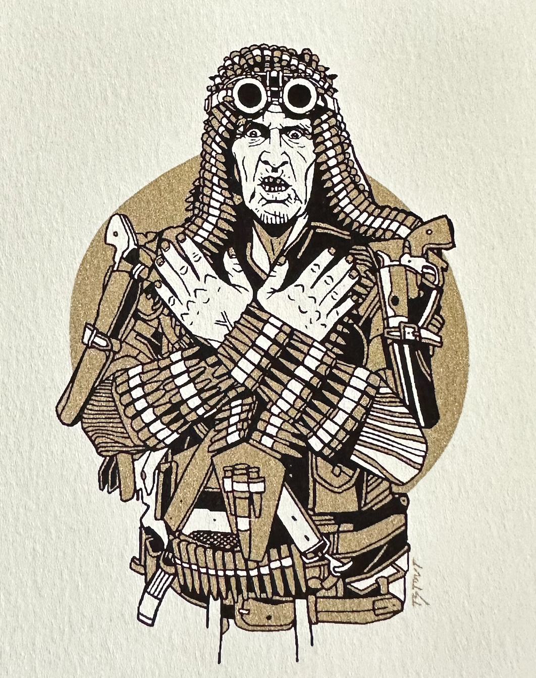 Tyler Stout - Mad Max Bullet Farmer - 4x5 - Limited Edition Print