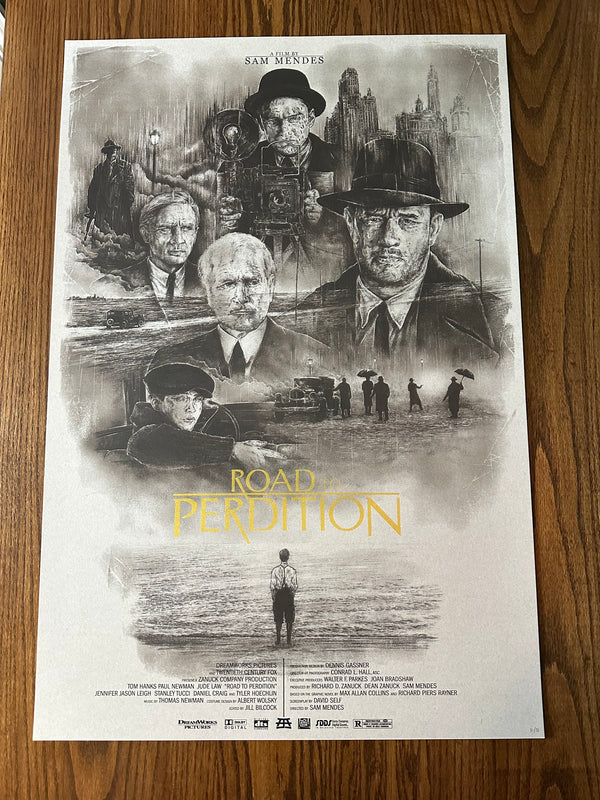 Andrew Rowland - Road to Peridition Gold Variant - 24x36 - Limited Edition Poster