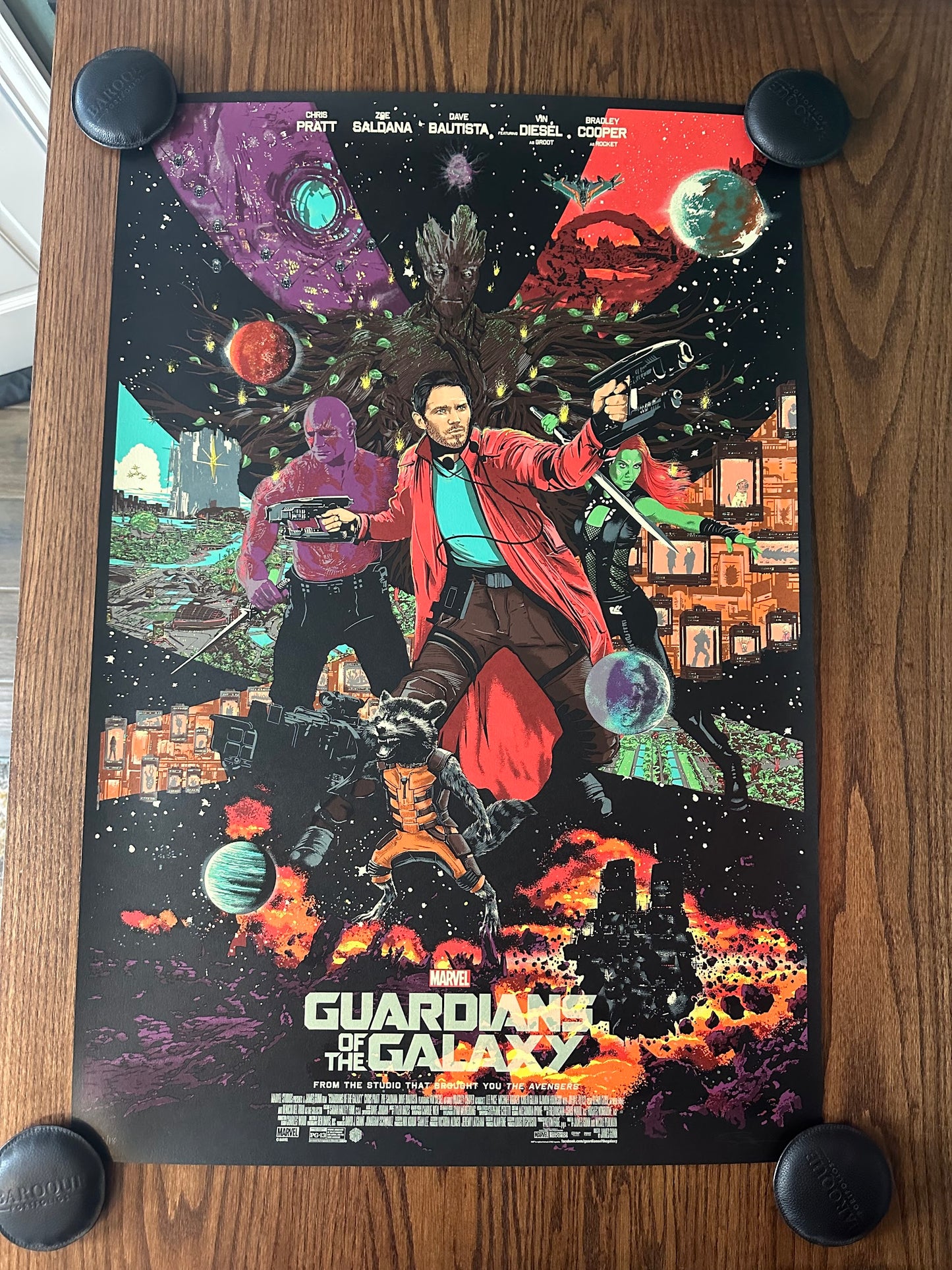 Raid71 - Guardians of the Galaxy 24x36 movie poster