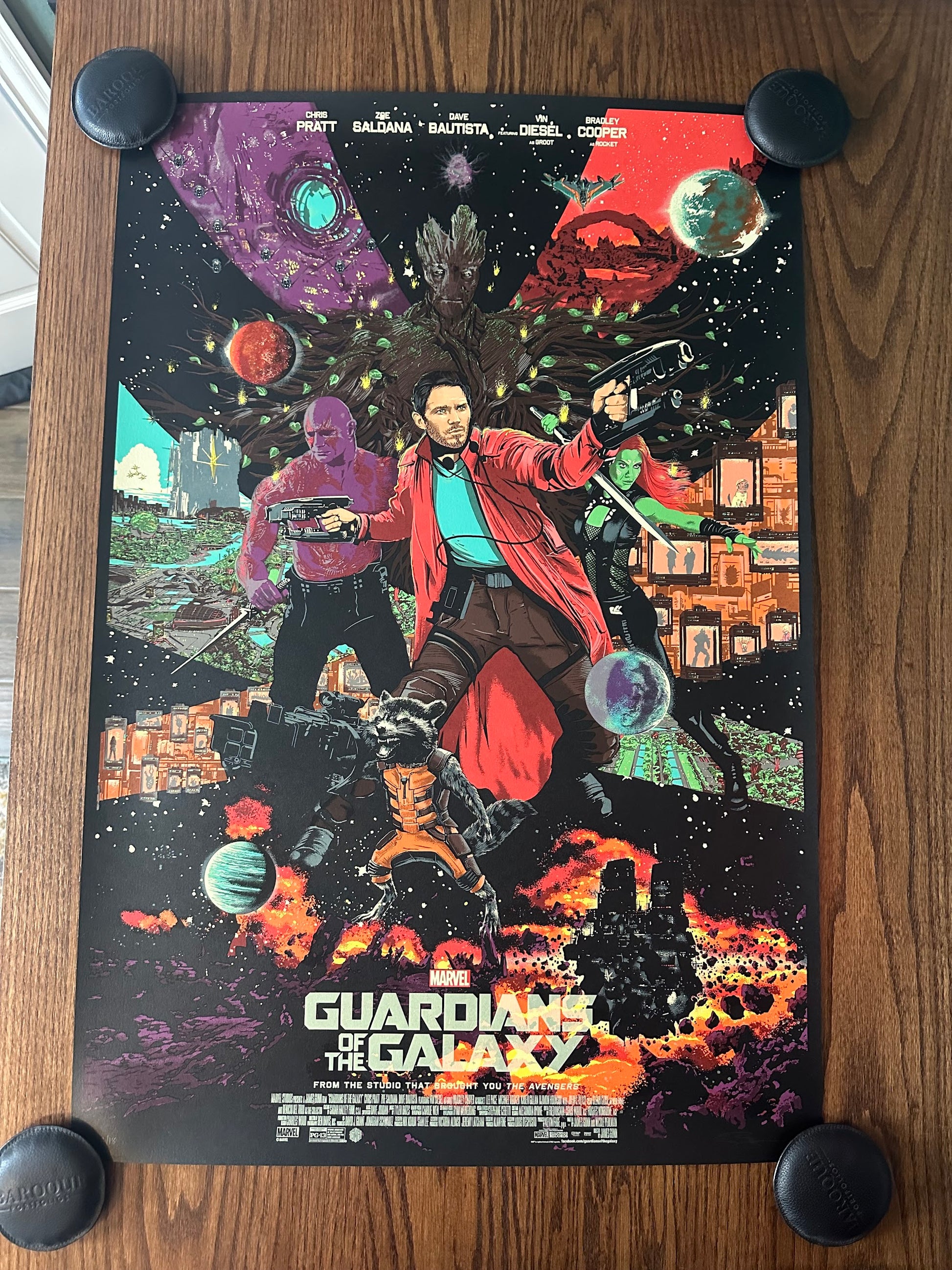 Raid71 - Guardians of the Galaxy 24x36 movie poster