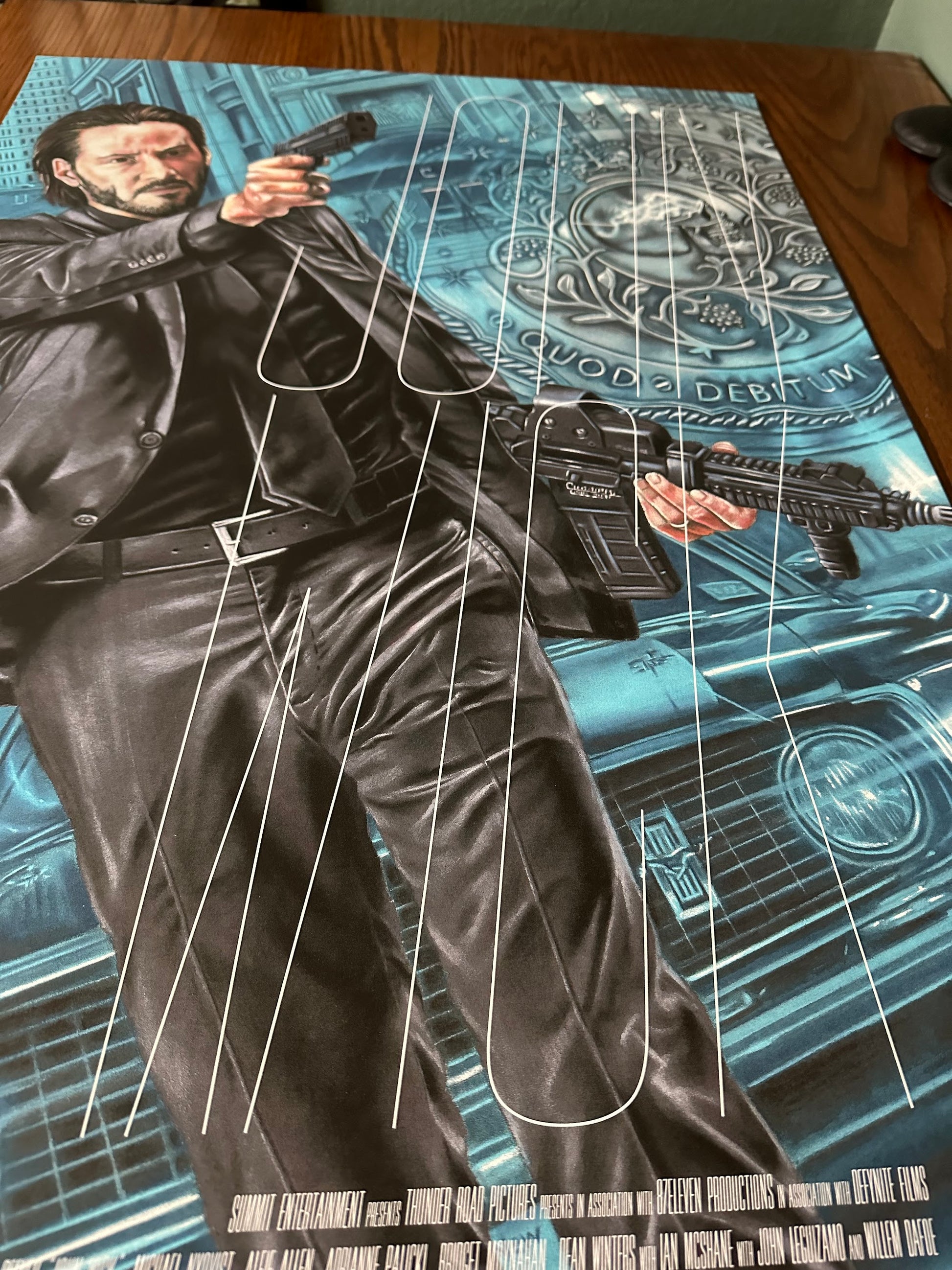 Victor Garduno - John Wick 24x36 movie poster - detail image 7