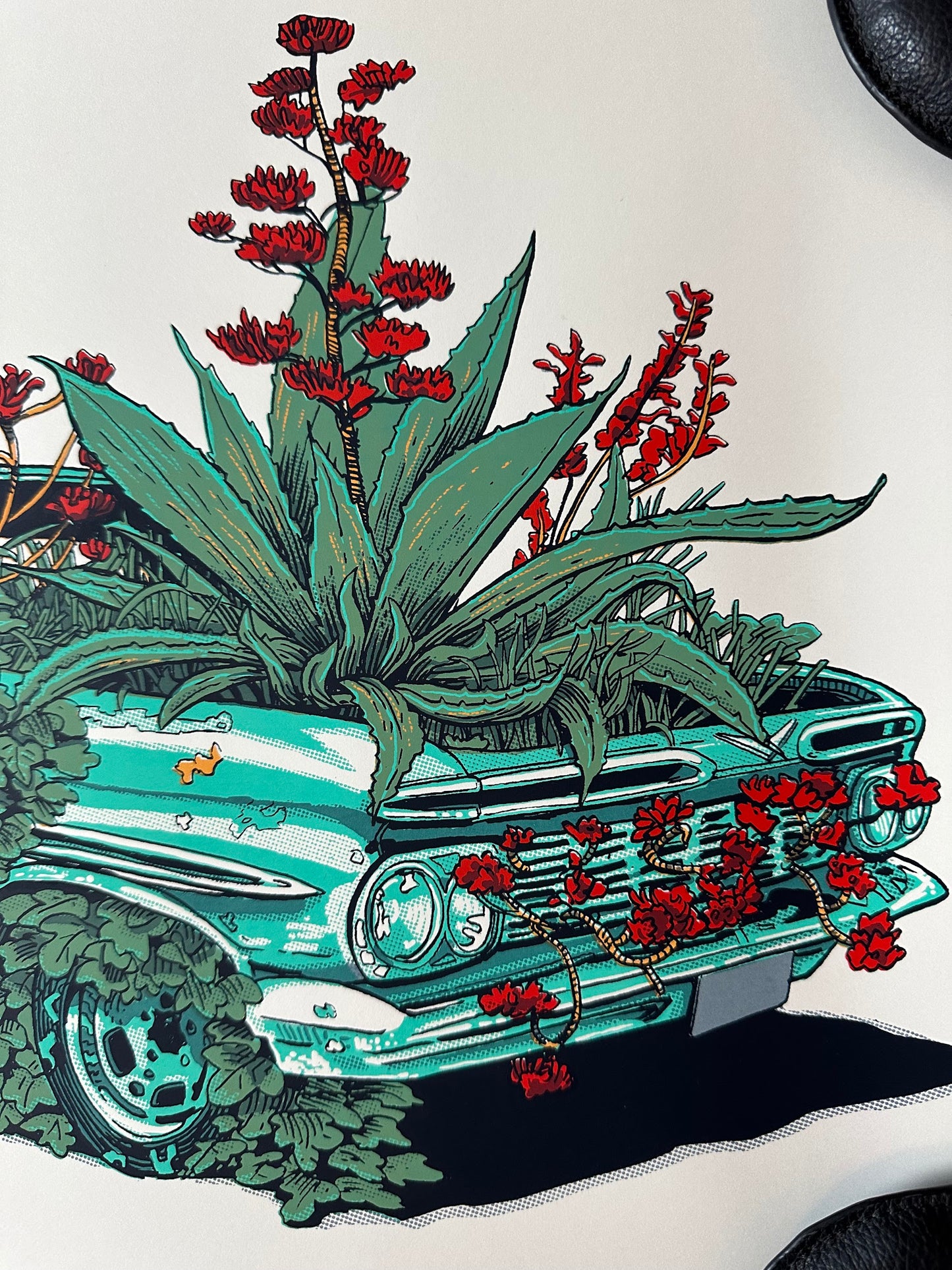 Tim Doyle - Kudzu Camino 12x16 art print - detail image 2