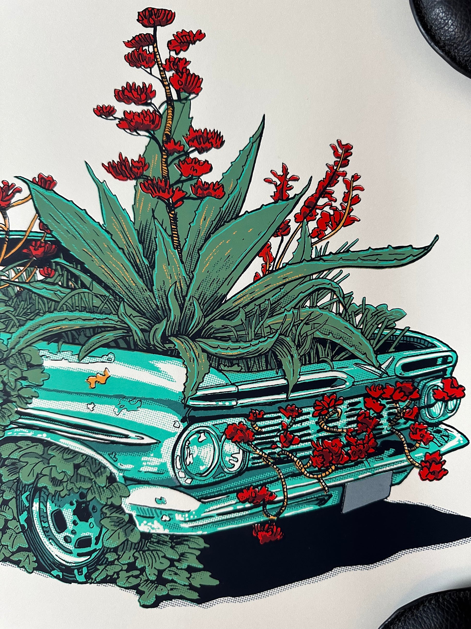 Tim Doyle - Kudzu Camino 12x16 art print - detail image 2