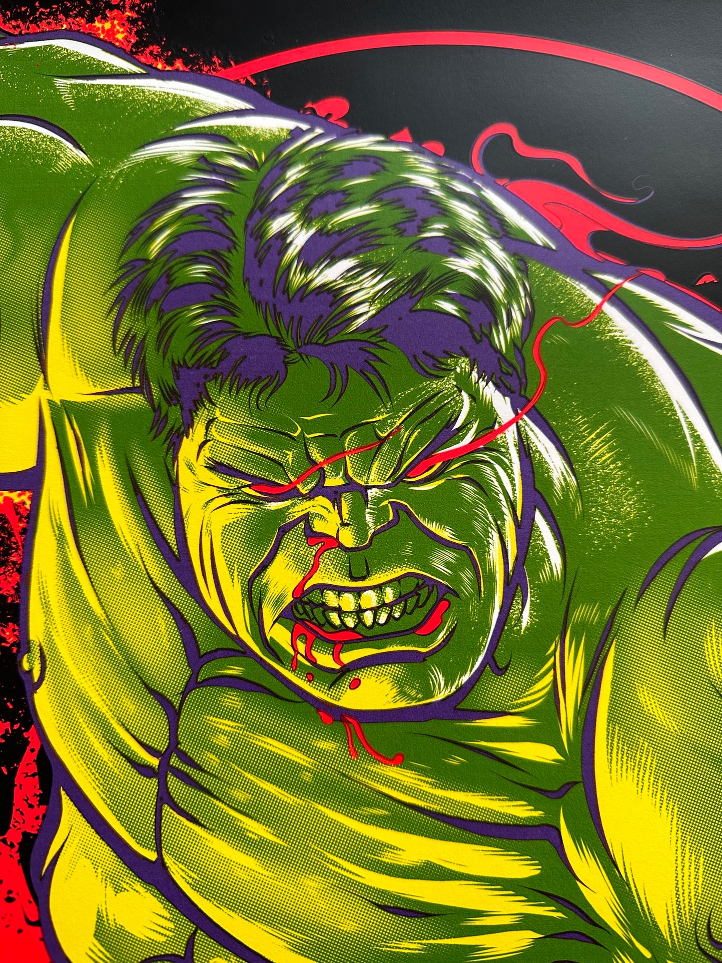 Zombie Yeti - Avengers Hulk 24x36 movie poster - detail image 2