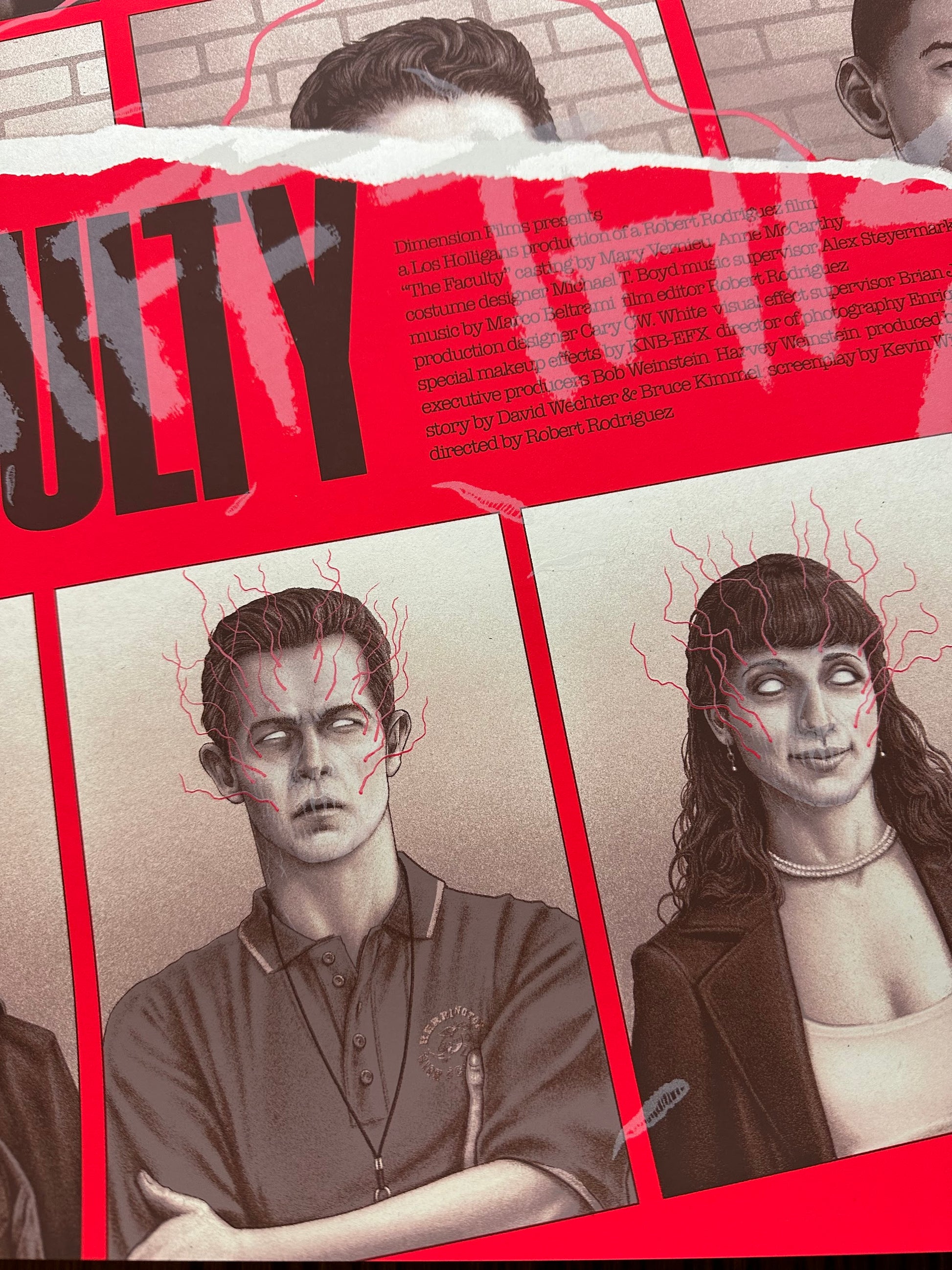 Matt Ryan Tobin - The Faculty GID Variant 24x36 movie poster - detail image 7