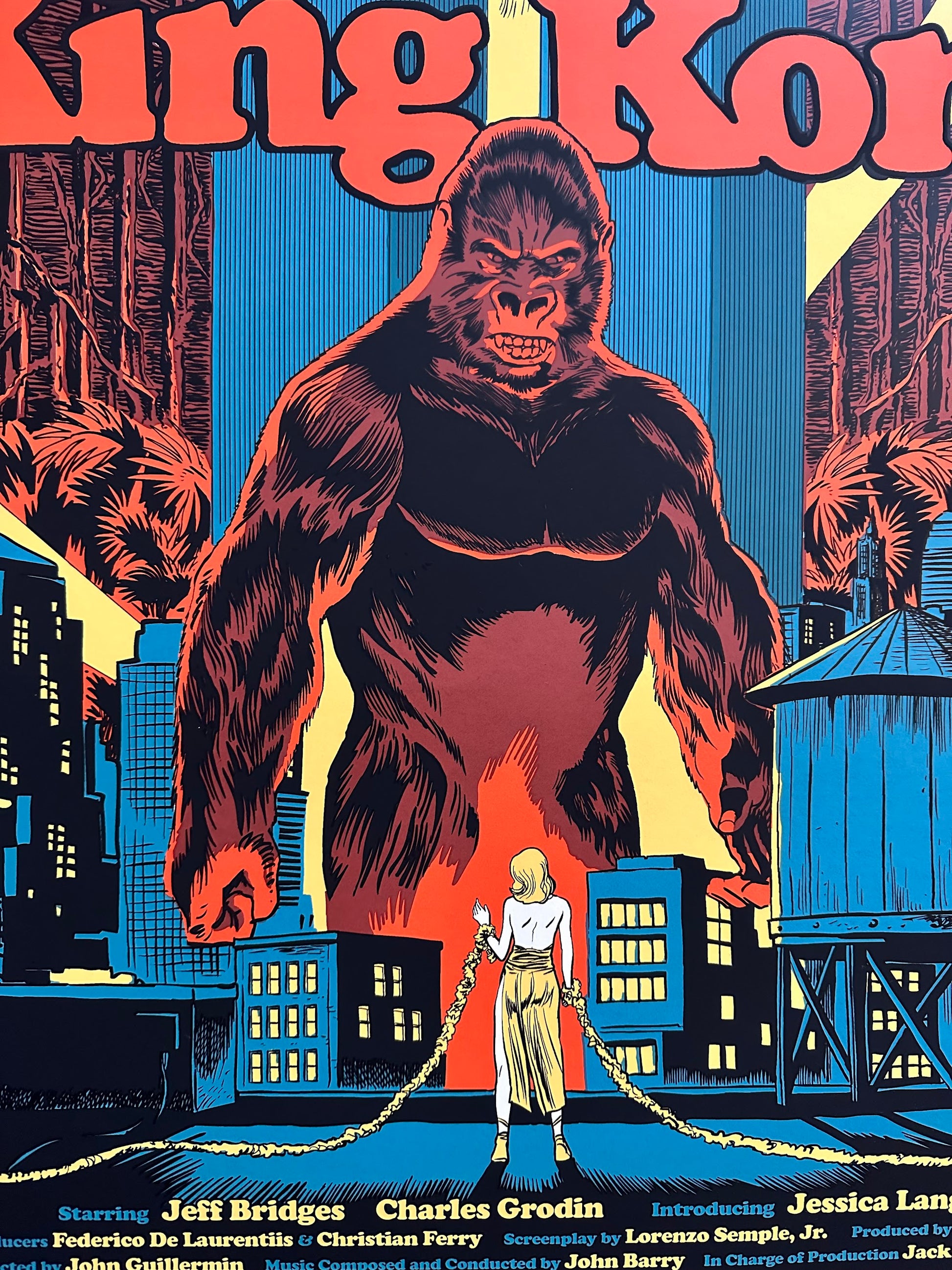 Francesco Francavilla - King Kong 24x36 movie poster - detail image 8