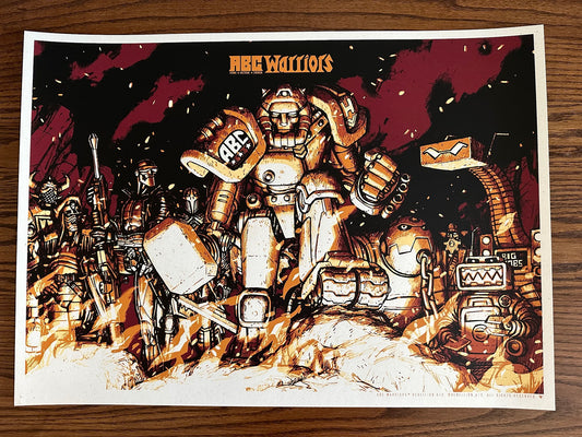 Nick Derington - ABC Warriors 50x70cm movie poster