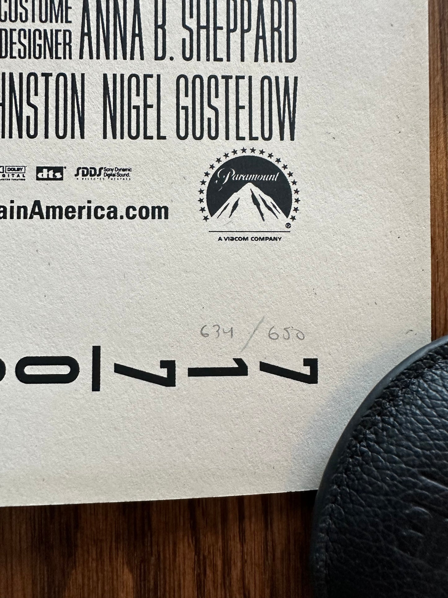 Tyler Stout - Captain America First Avenger 24x36 movie poster - detail image 7