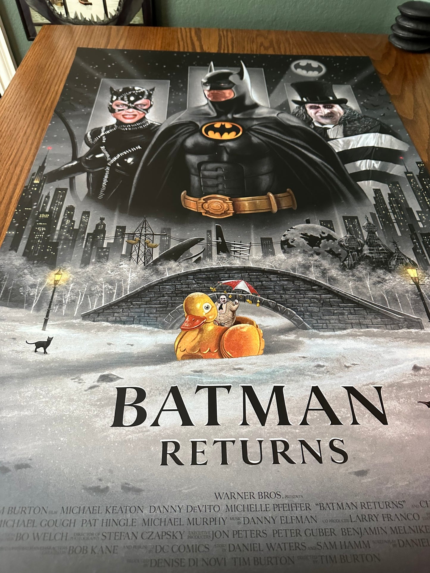 Richard Philpott - Batman Returns Variant 24x36 movie poster - detail image 8