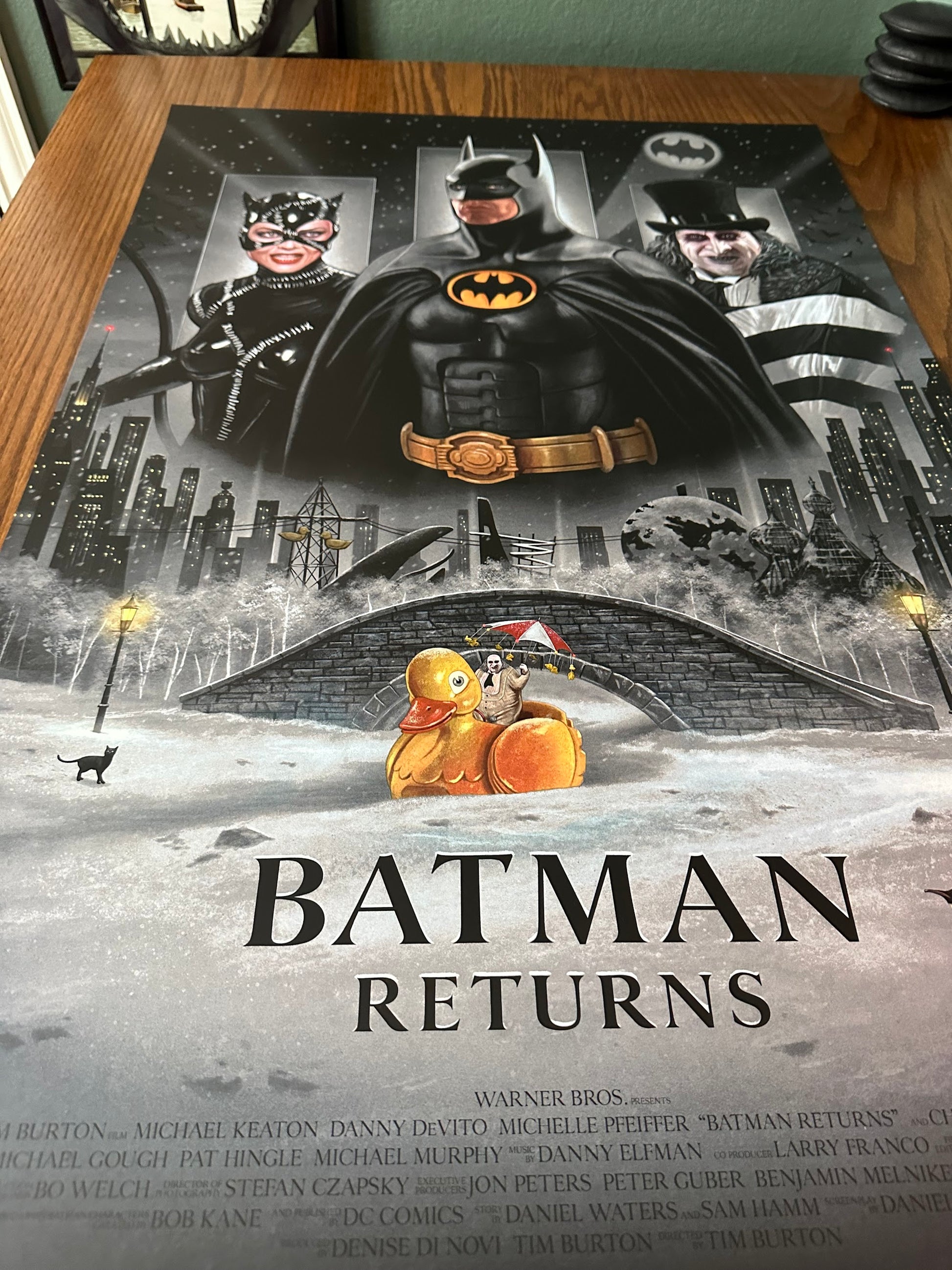 Richard Philpott - Batman Returns Variant 24x36 movie poster - detail image 8