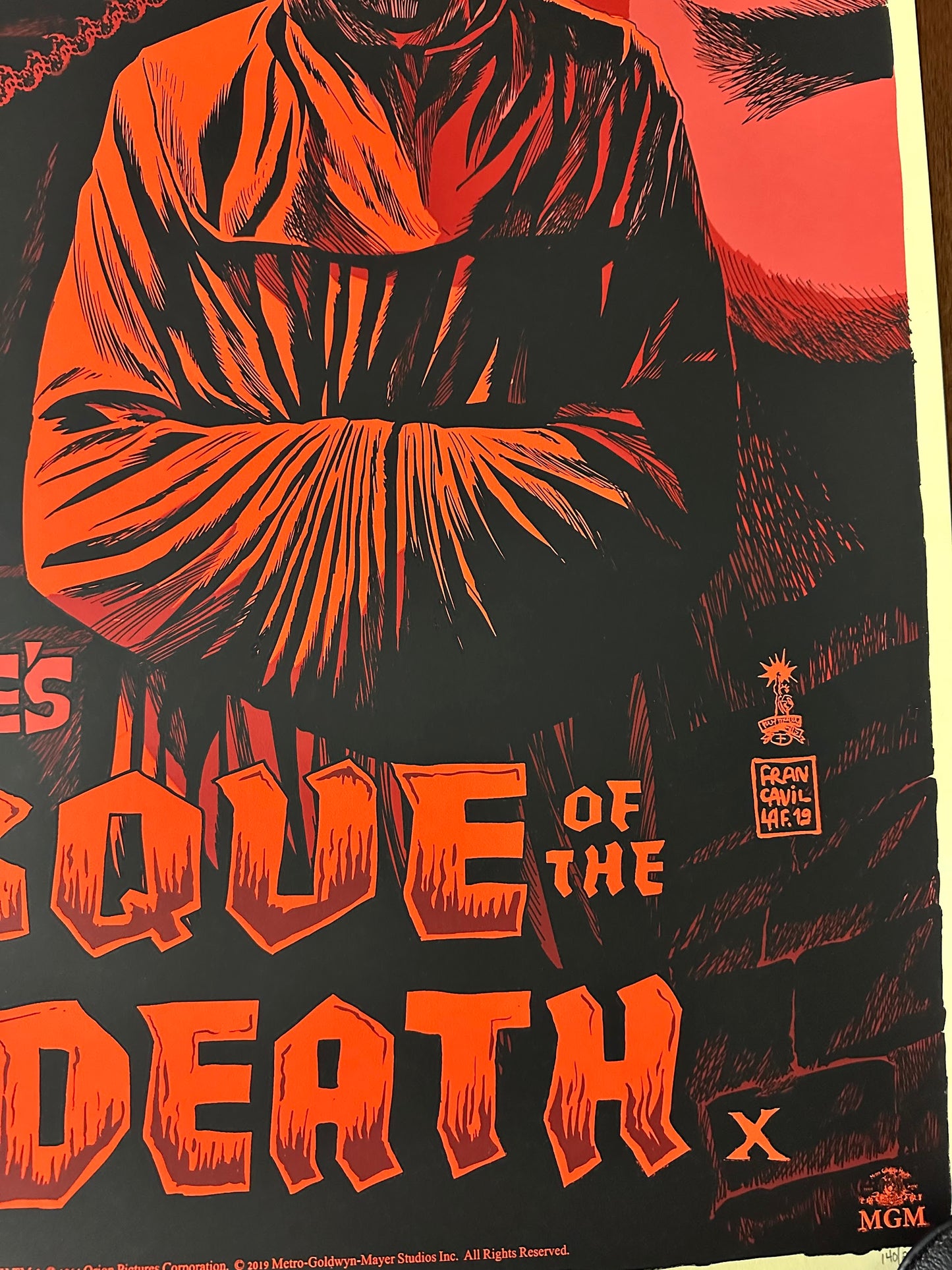 Francesco Francavilla - Masque of the Red Death 24x36 movie poster - detail image 5