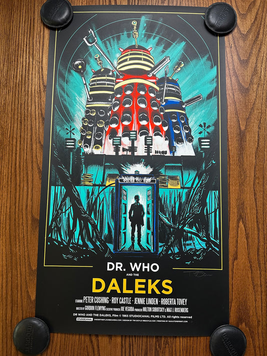 Tim Doyle - Dr. Who and the Daleks 20x36 movie poster