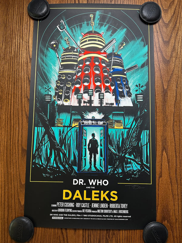 Tim Doyle - Dr. Who and the Daleks - 20x36 - Limited Edition Poster