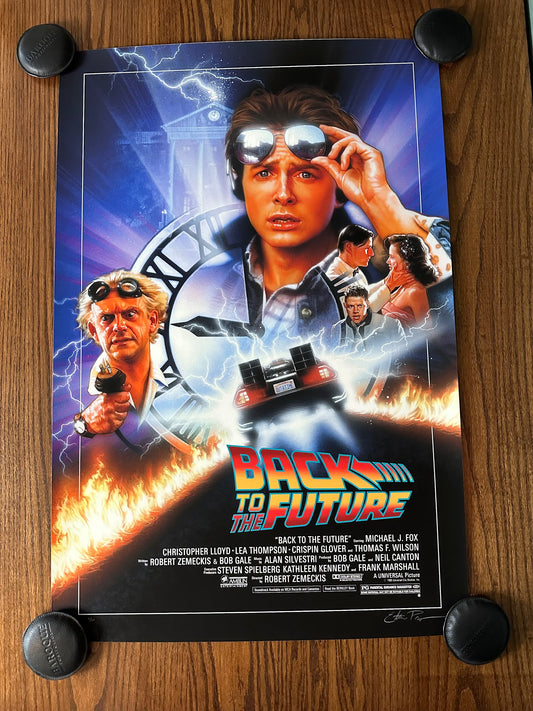 Ethan Pro - Back to the Future 24x36 movie poster