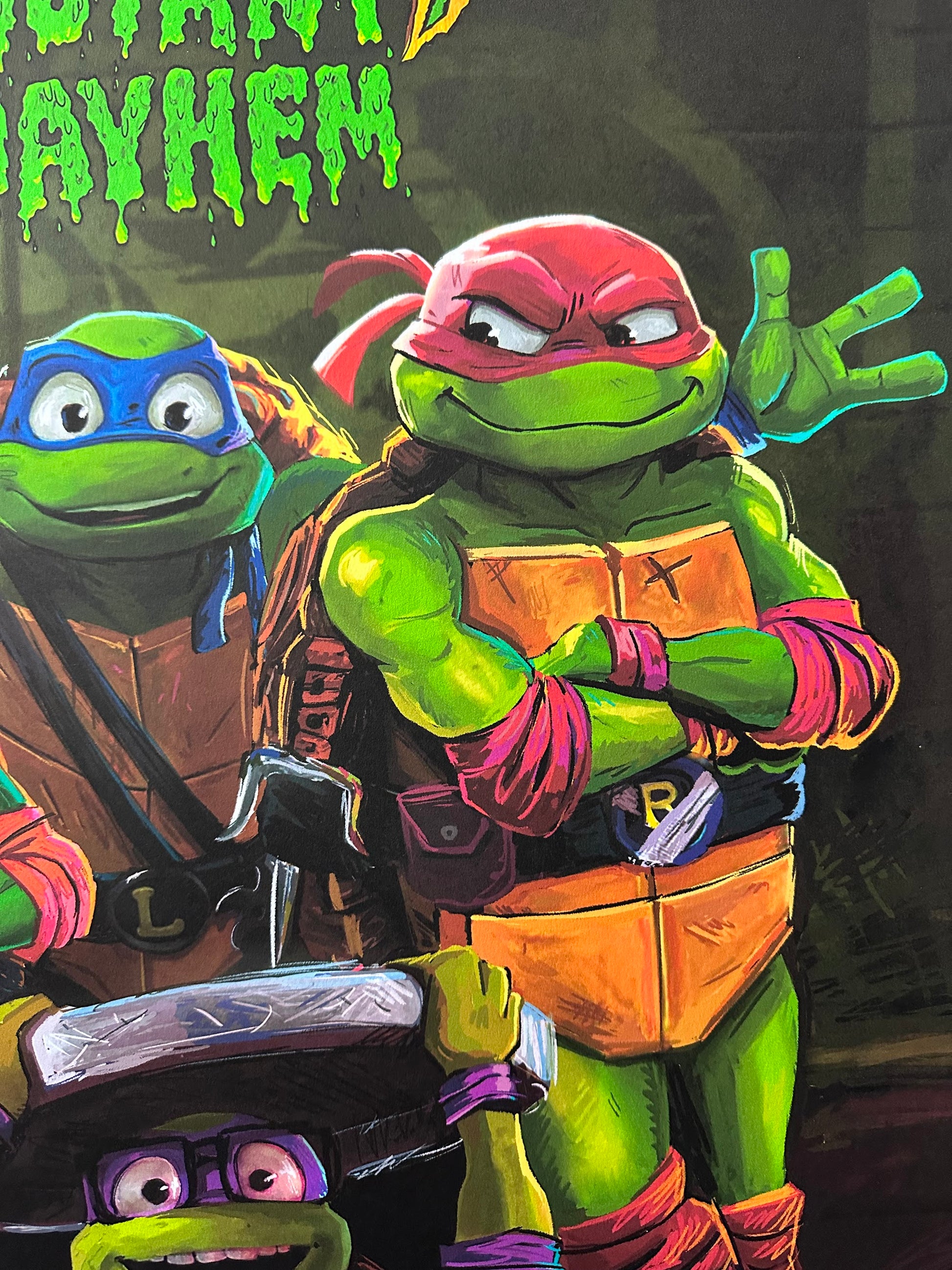 Matheuss Berant - TMNT Mutant Mayhem 24x36 movie poster - detail image 3