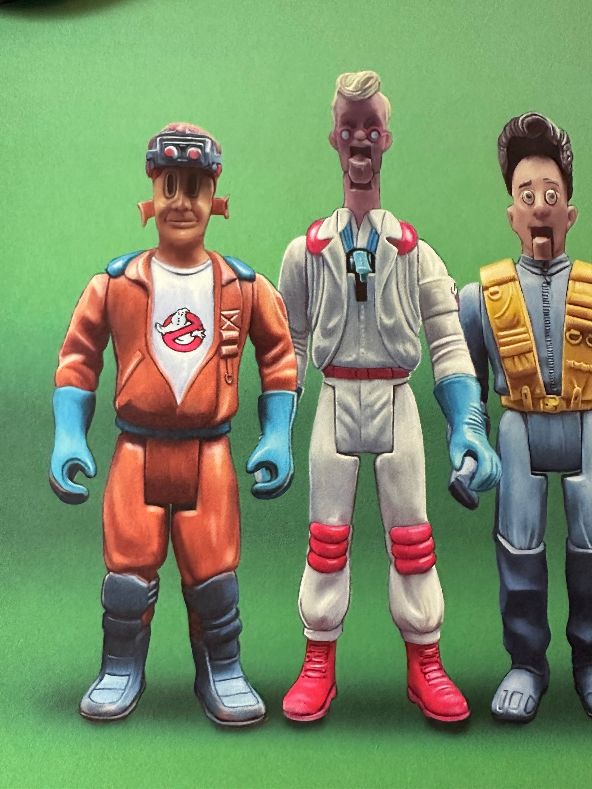 Rich Davies - The Real Ghostbusters Variant 12x12 art print - detail image 2