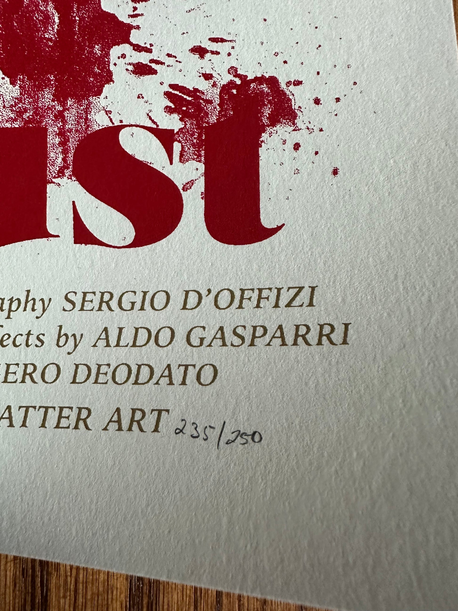 Randy Ortiz - Cannibal Holocaust 24x36 movie poster - detail image 6