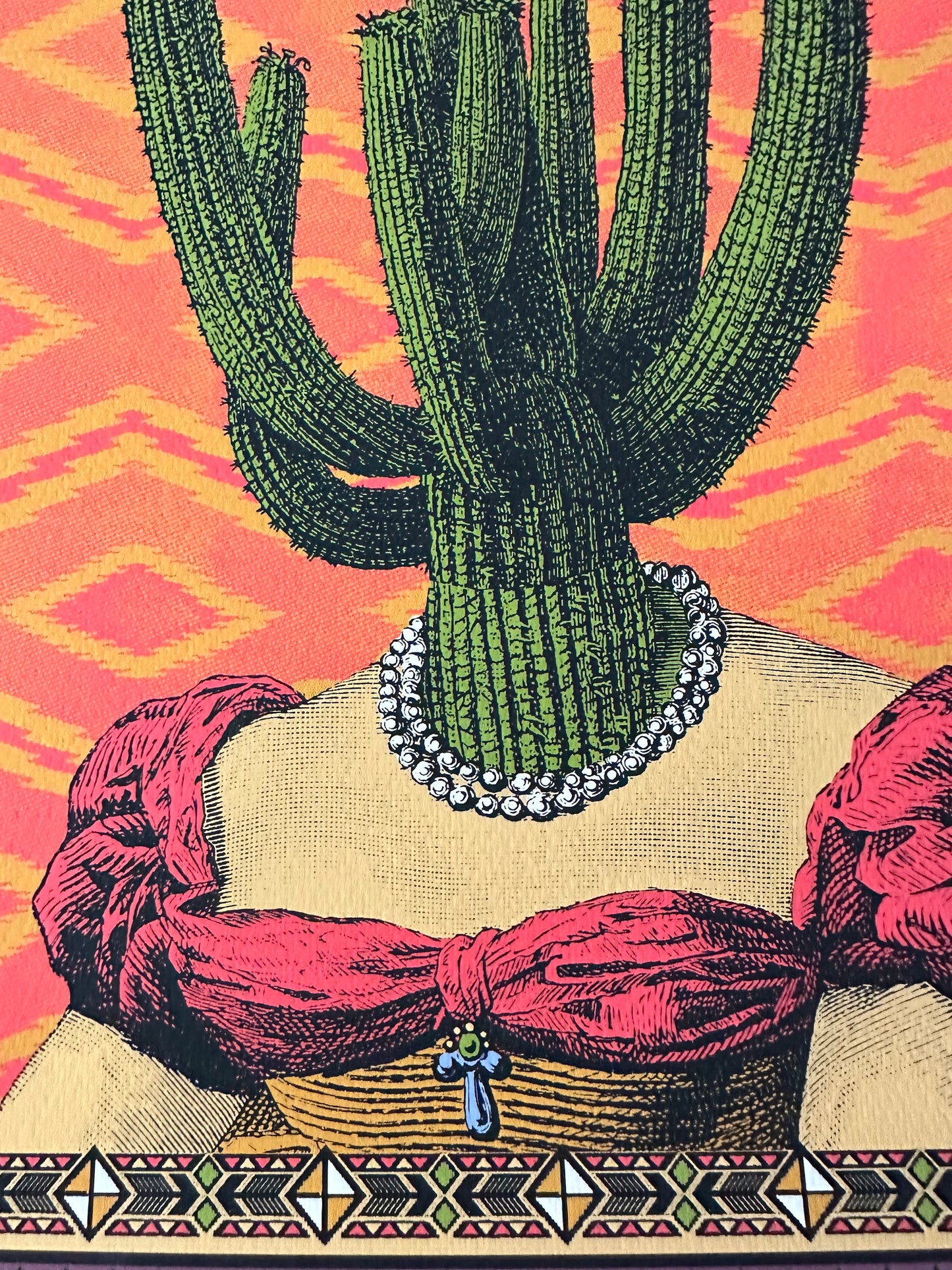 Nate Duval - Catherine Cactus 13x19 art print - detail image 4