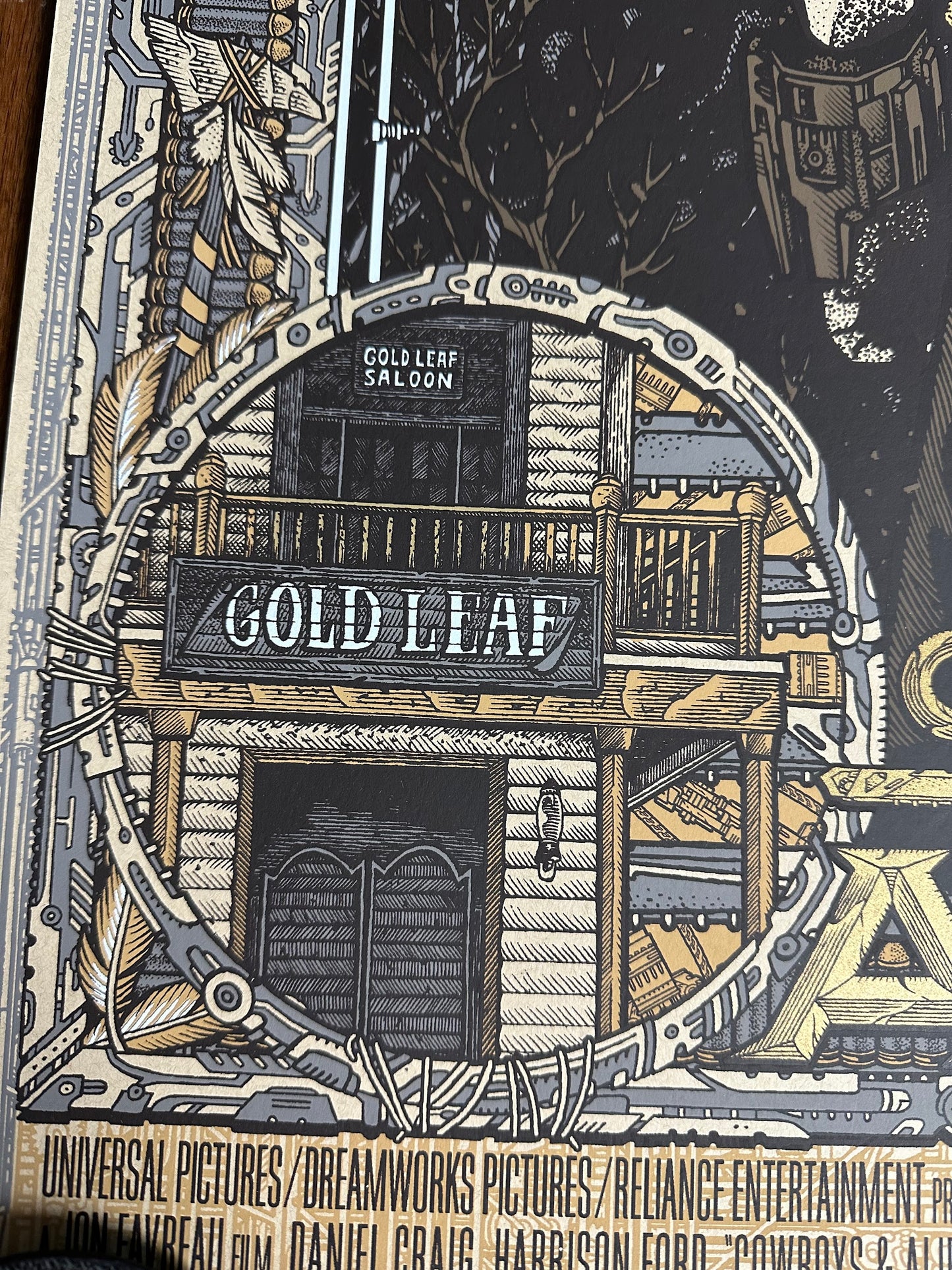 Florian Bertmer - Cowboys & Aliens 24x36 movie poster - detail image 4