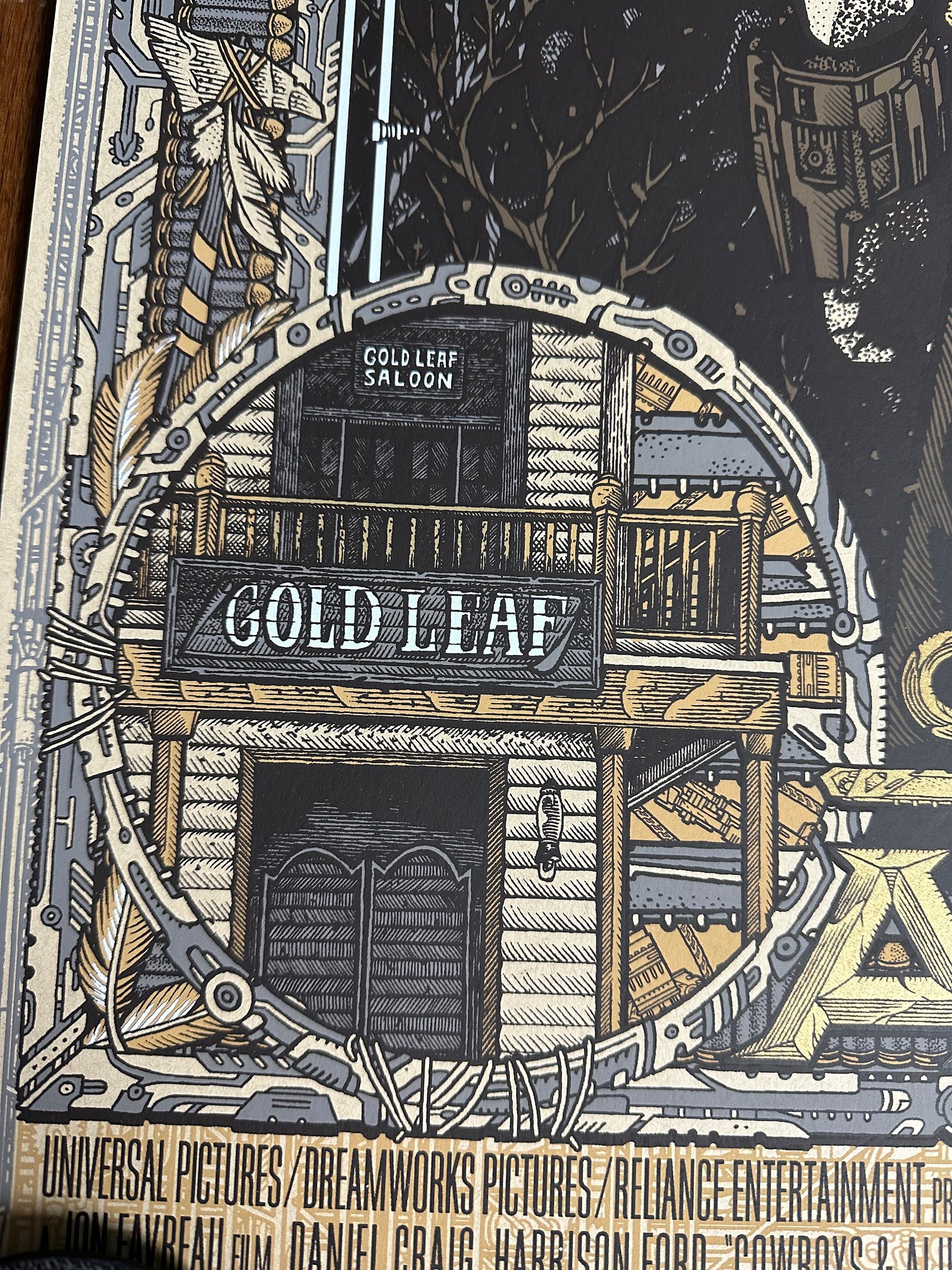 Florian Bertmer - Cowboys & Aliens 24x36 movie poster - detail image 4