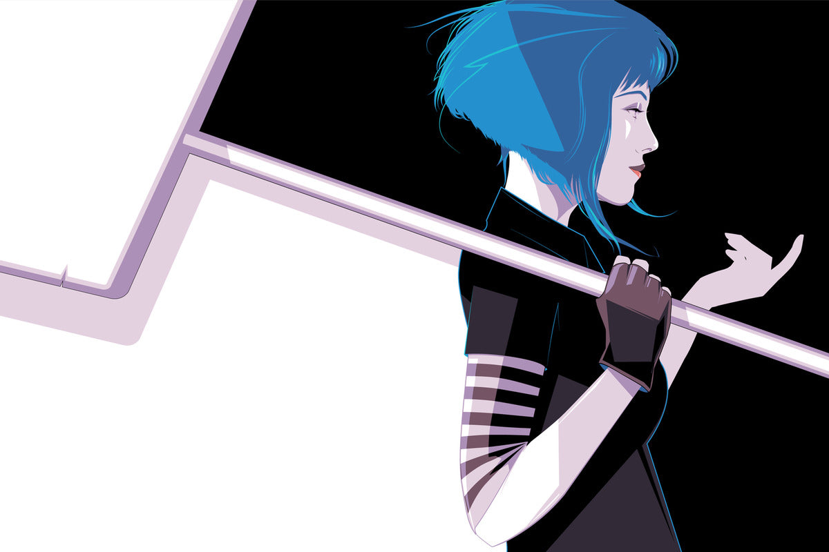Craig Drake - Scott Pilgrim "Ramona" Portrait 36x24 movie poster - detail image 6
