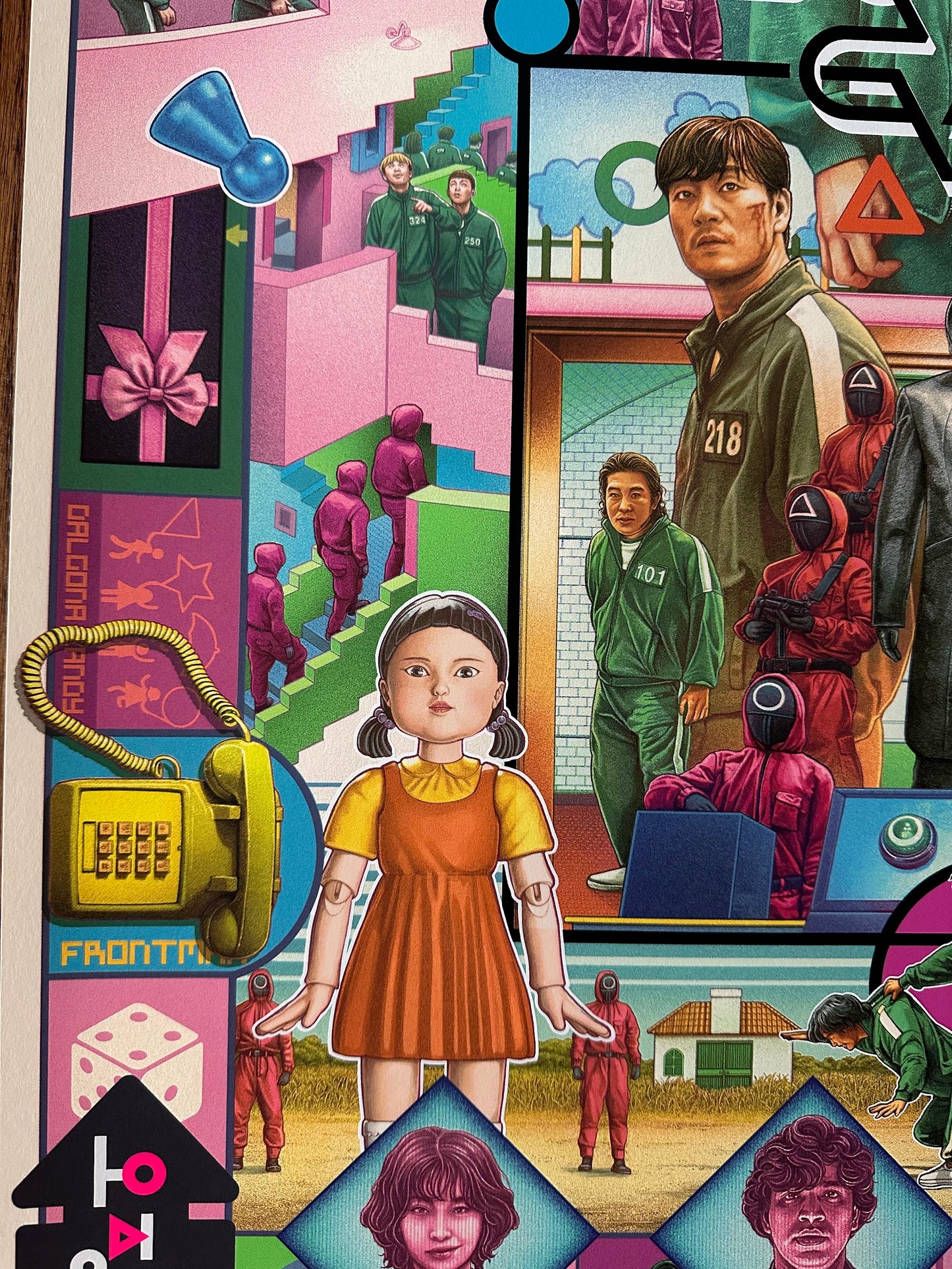 Ise Ananphada - Squid Game 24x36 movie poster - detail image 6