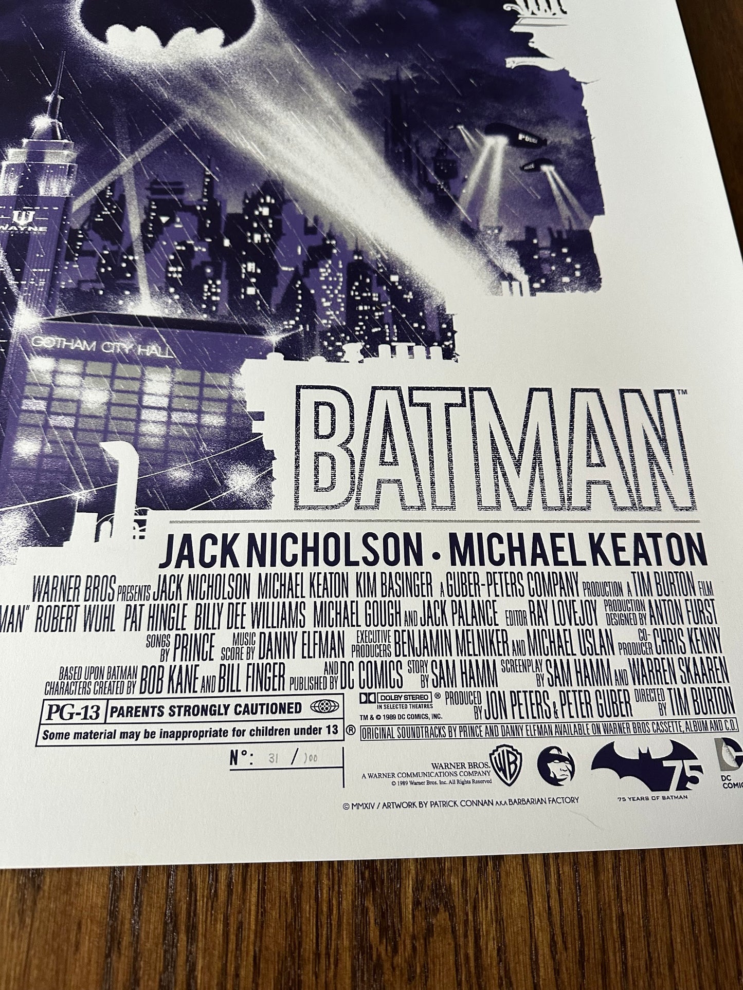 Patrick Connan - Batman 89 24x36 movie poster - detail image 6