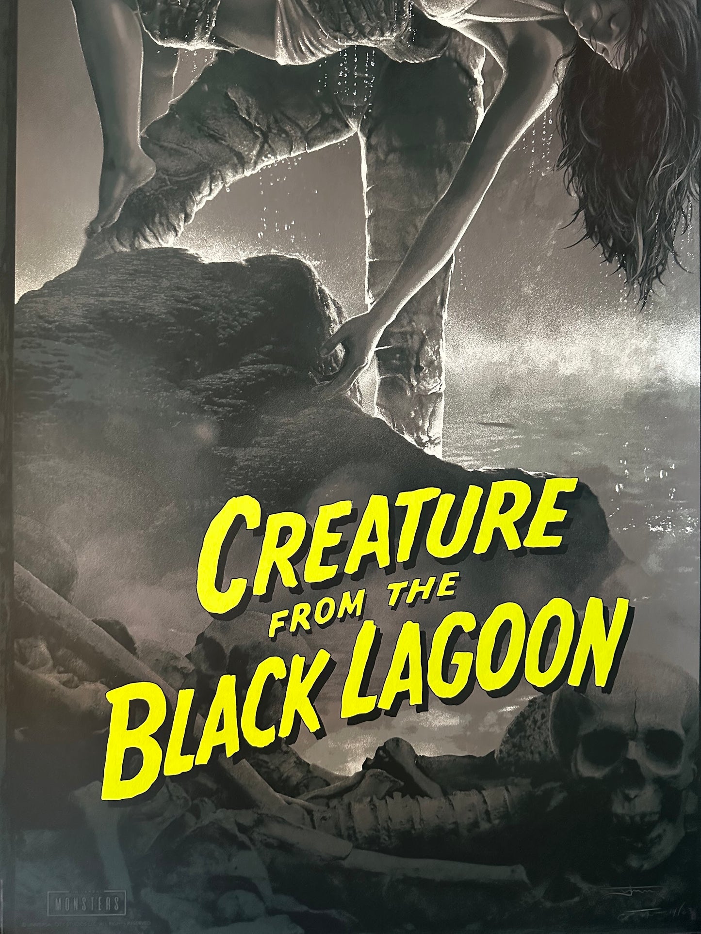 Juan Ramos - Creature from the Black Lagoon Variant 18x36 movie poster - detail image 4
