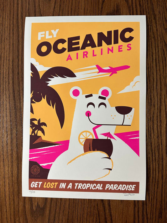 Dave Perillo - LOST Oceanic Airlines Ad 12x18 movie poster
